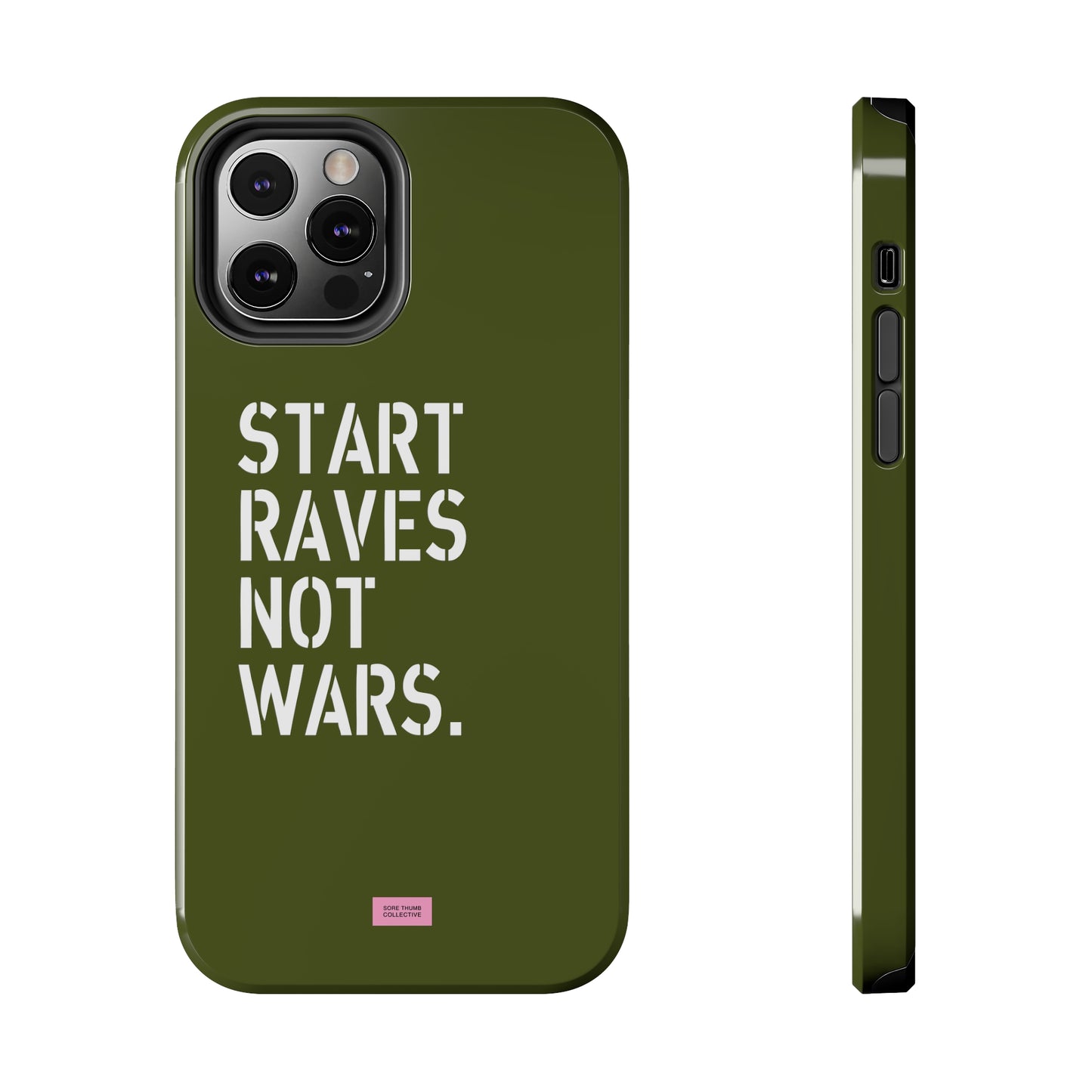 Start Raves Not Wars iPhone Case