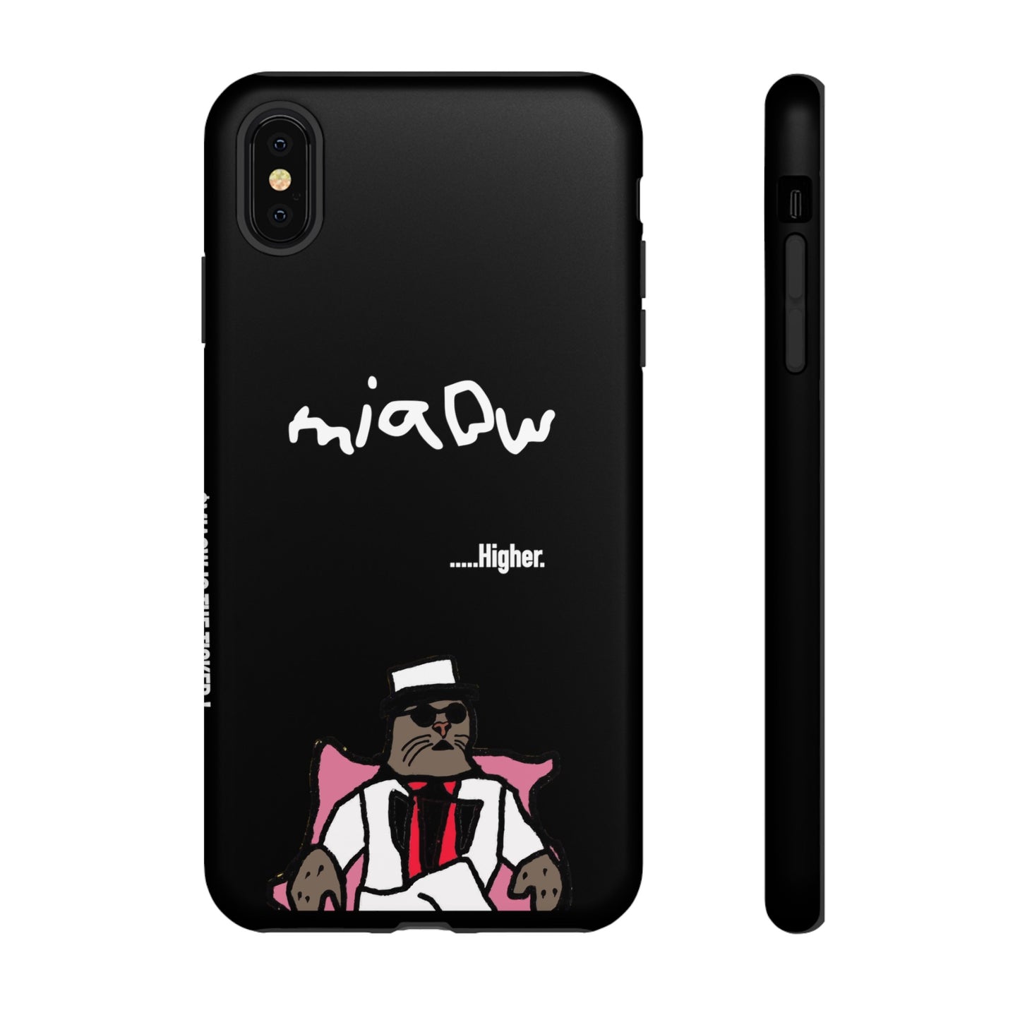 $MIAOW Phone case - Harder - Black