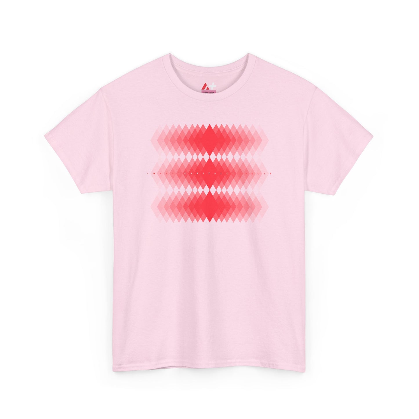 Avalanche Where Capital Connects Optical Illusion T-Shirt