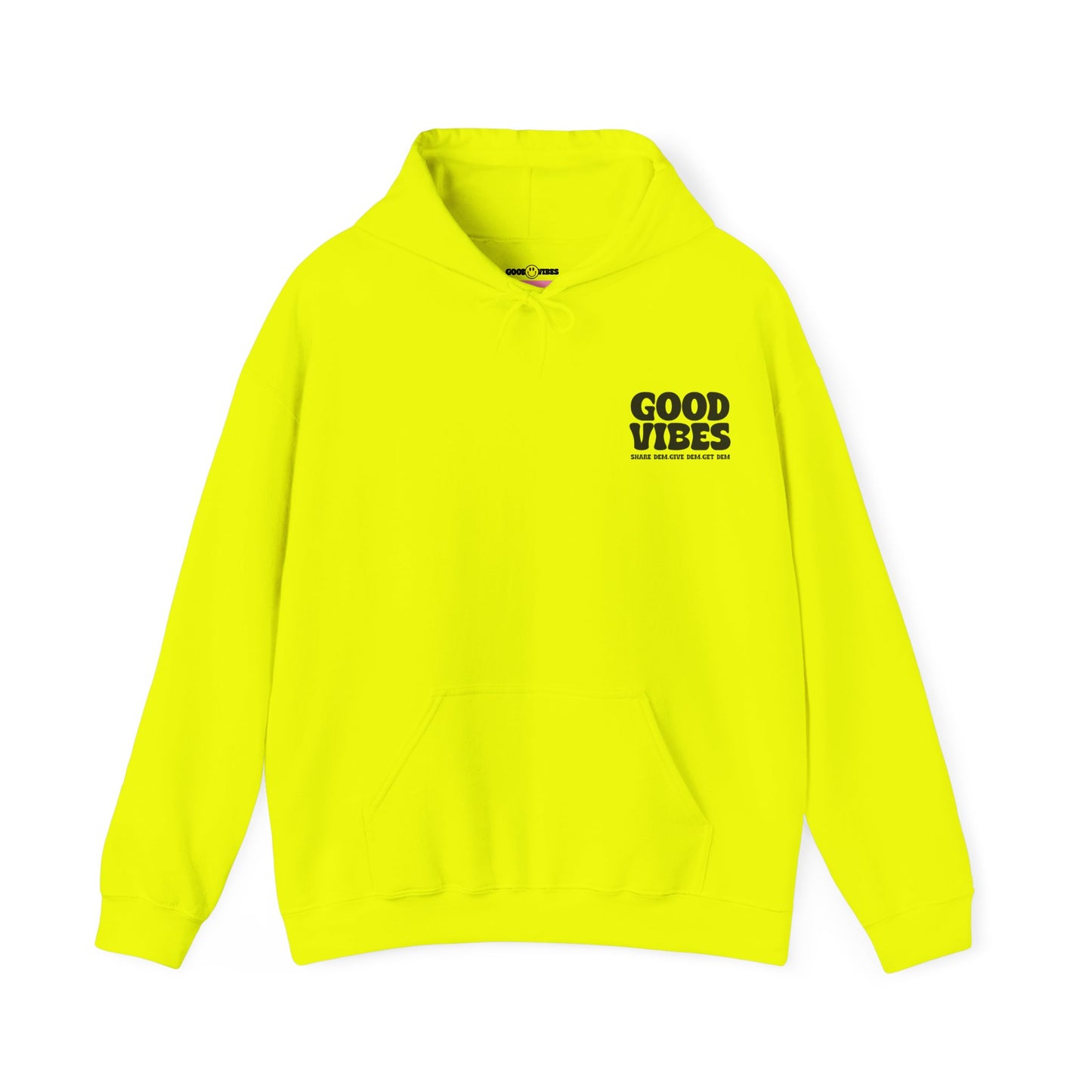 Good Vibes Hoodie | Bold Graphics, Positive Energy, & Spiritual Crypto Merch in Brights & Classics