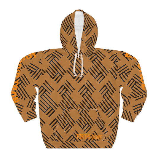 LOCK 32 LOGO HOODIE TAN