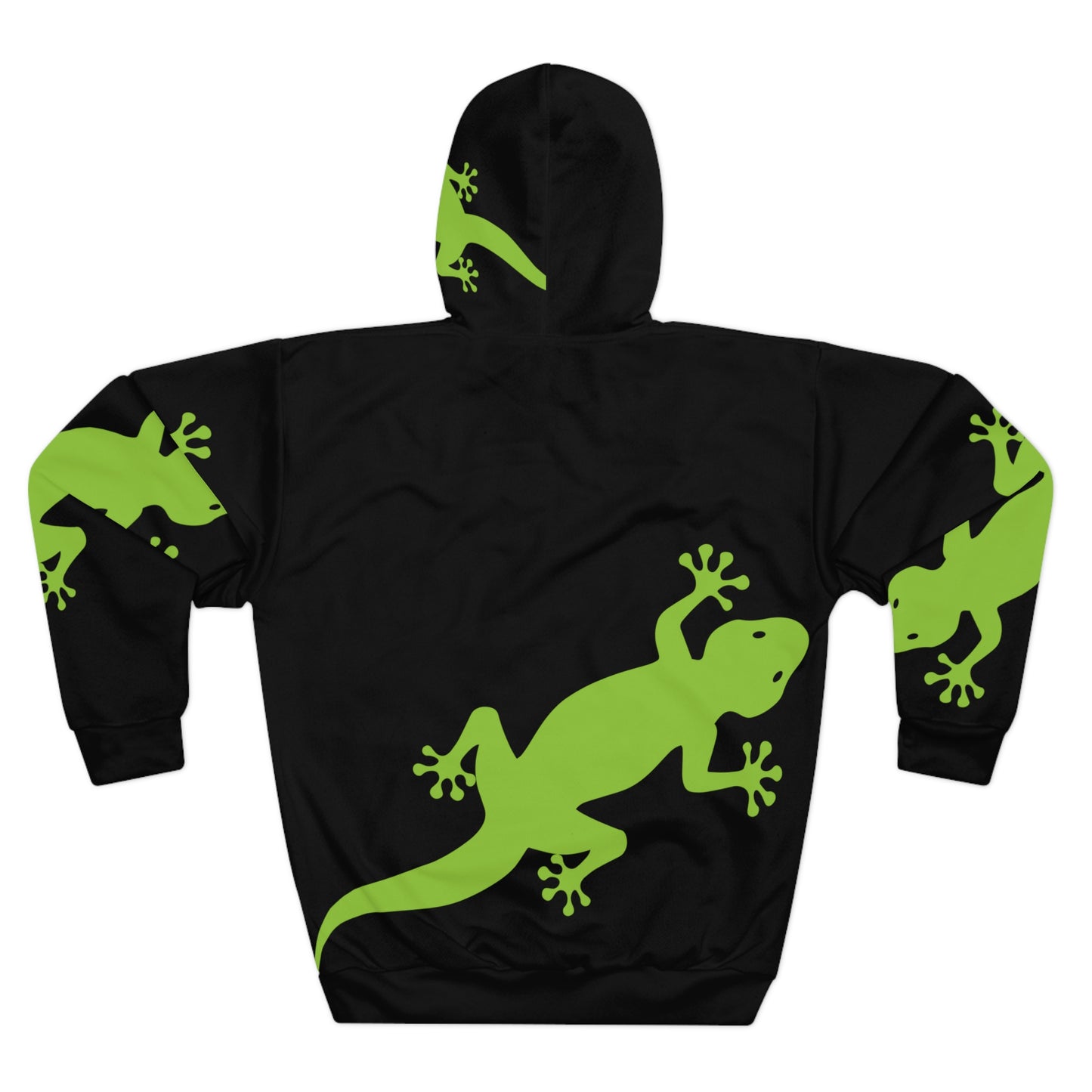 Gecko Inu print hoody black