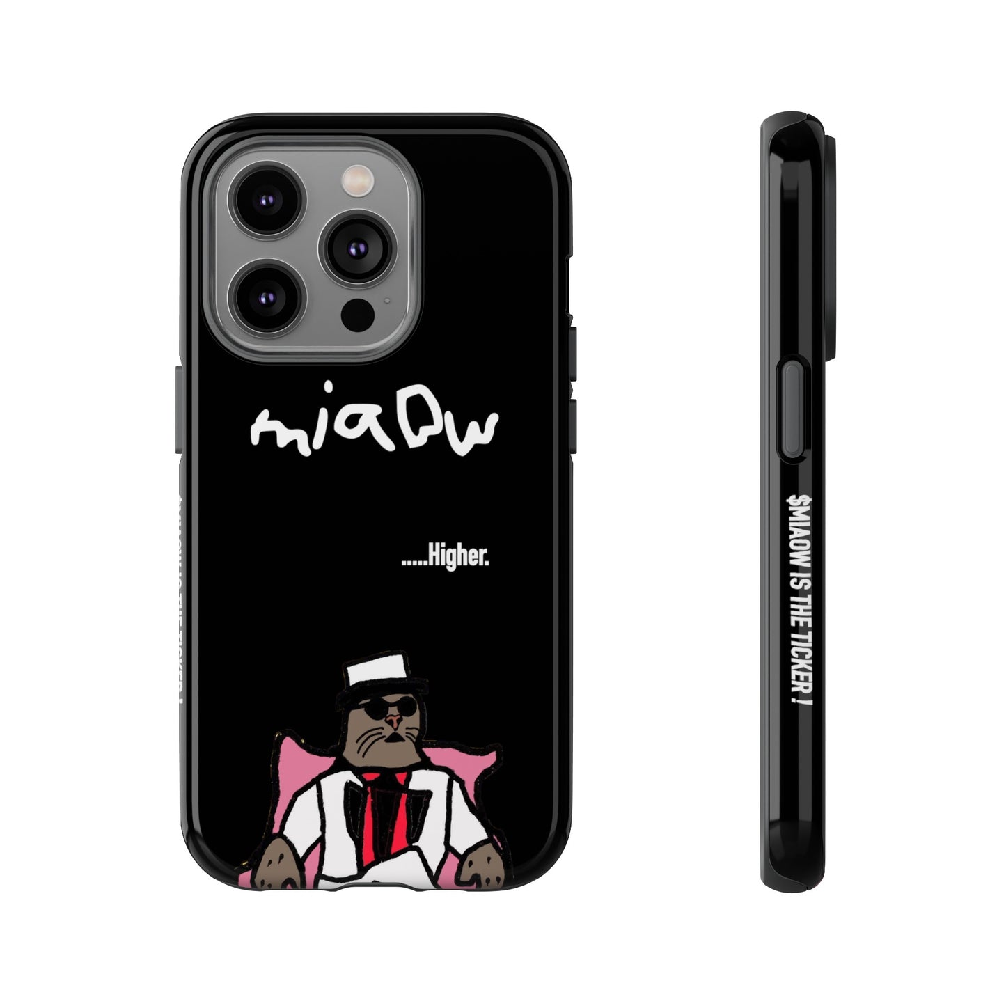 $MIAOW Phone case - Harder - Black