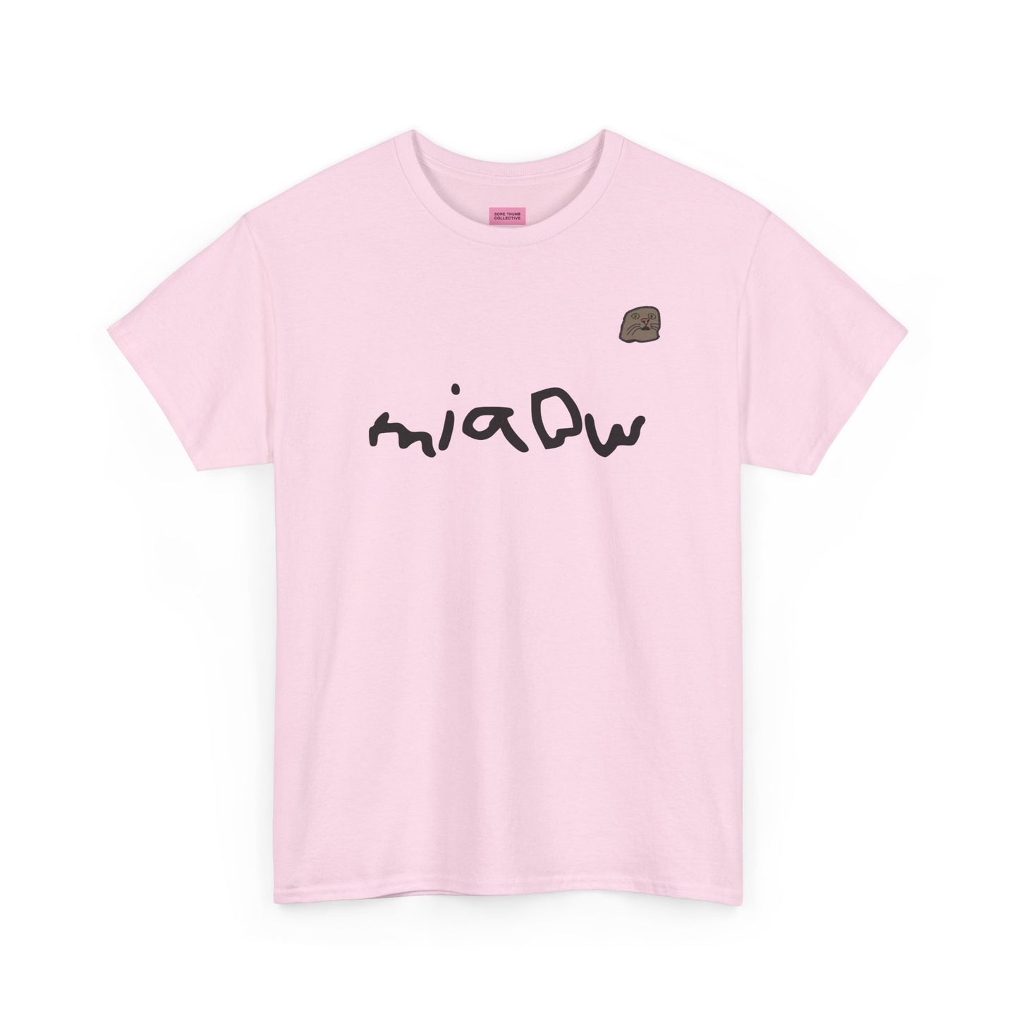 $ MIAOW harder print T shirt