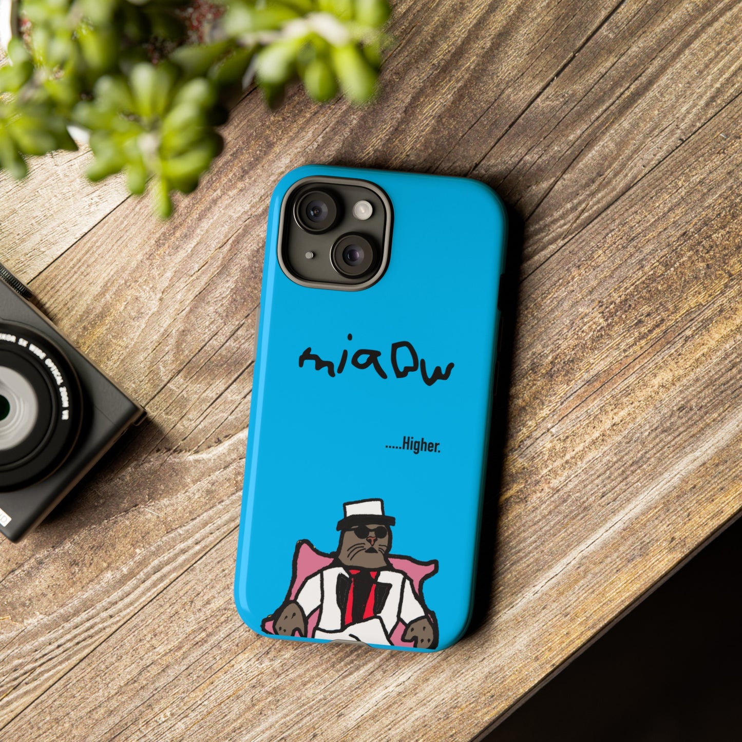 $MIAOW Phone case - Harder - Bright blue