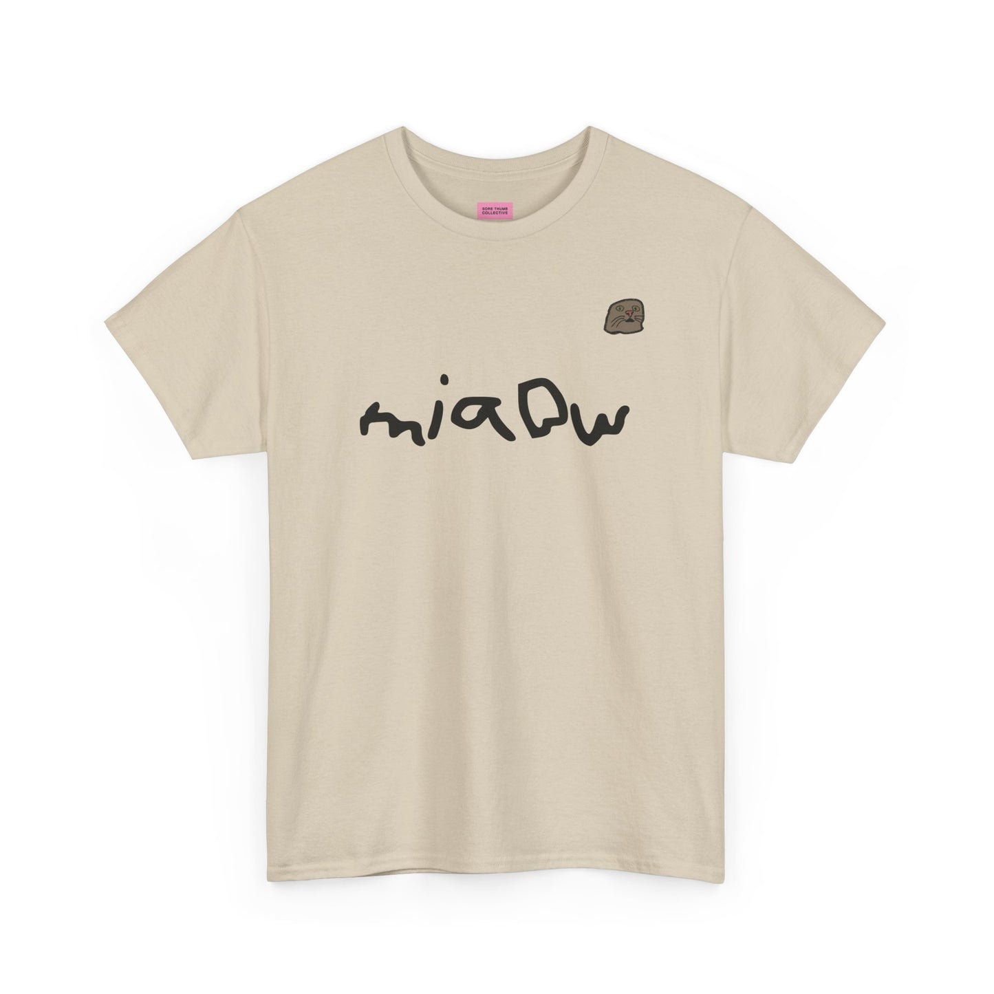 $ MIAOW harder print T shirt