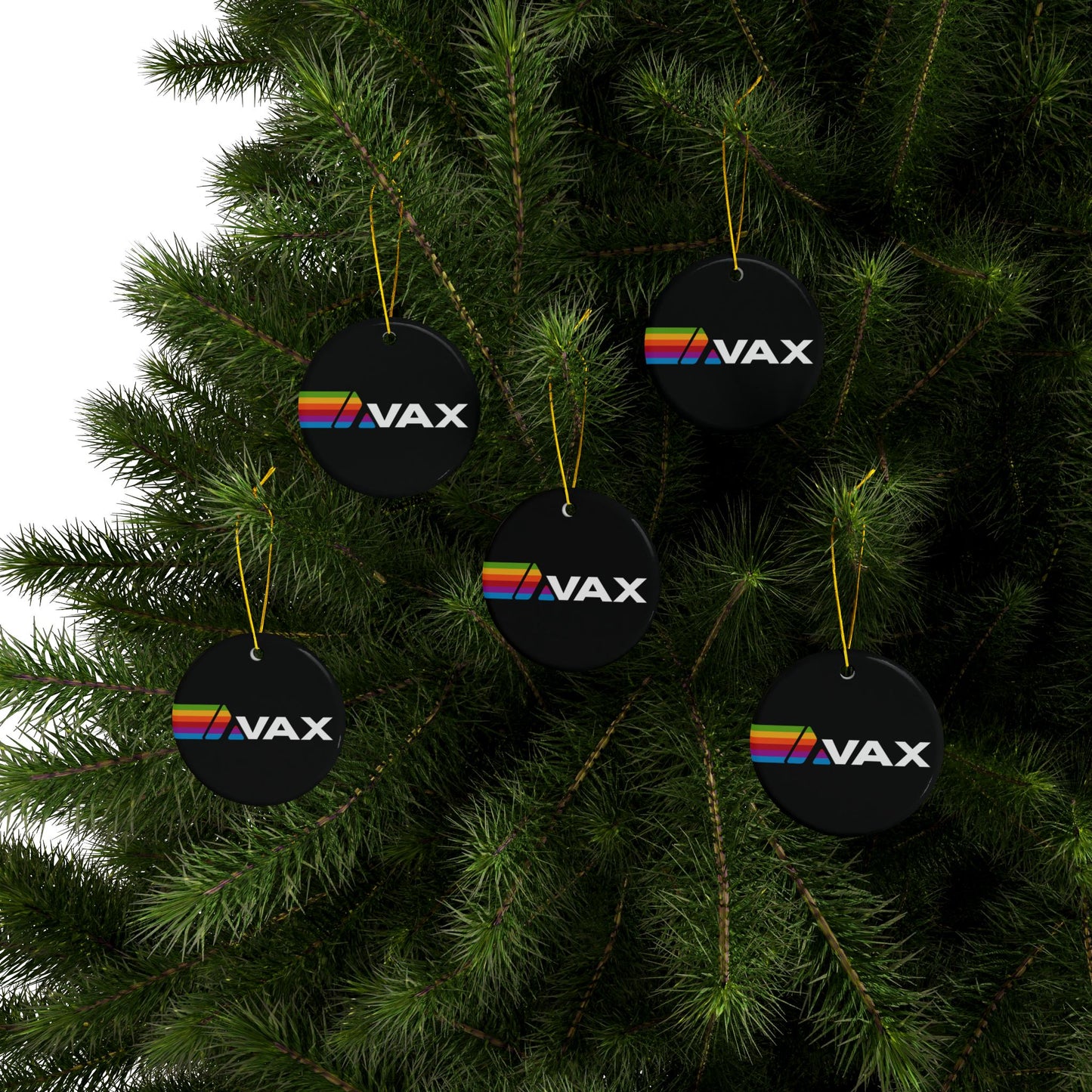 Avax rainbow - Avalanche Christmas Decoration