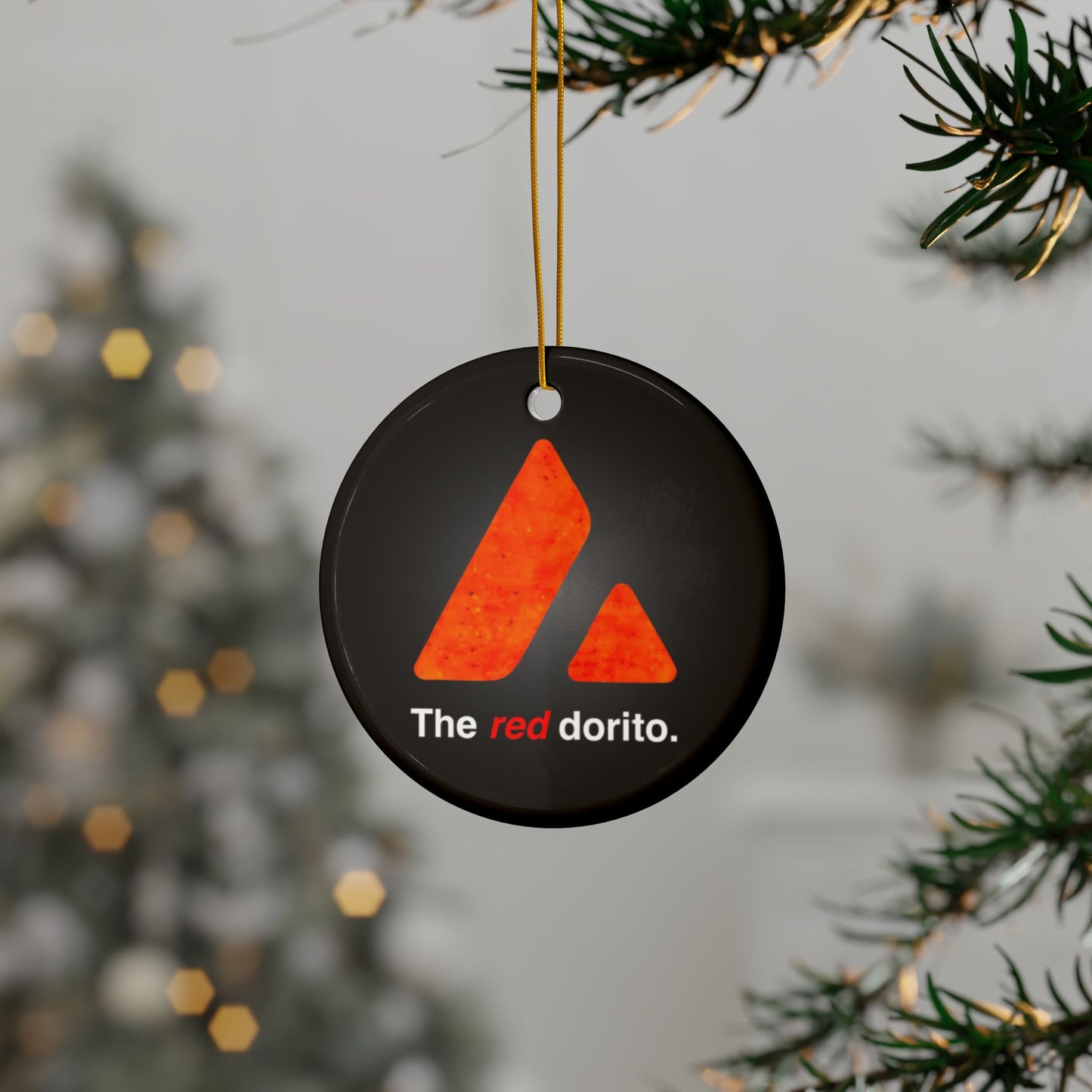 The Red Dorito - Avalanche Christmas Decoration