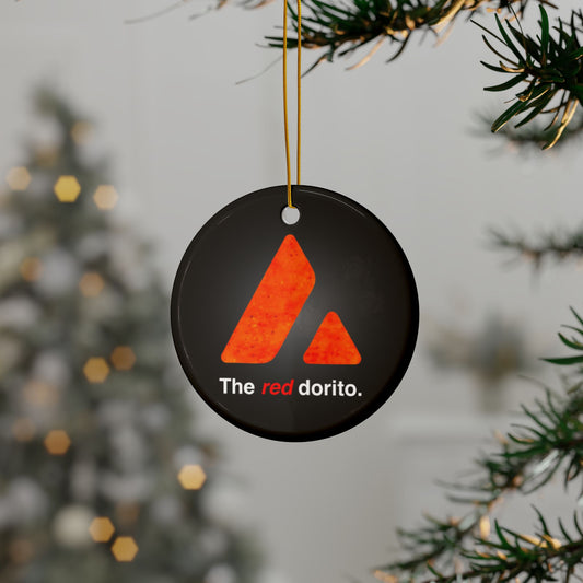 The Red Dorito - Avalanche Christmas Decoration