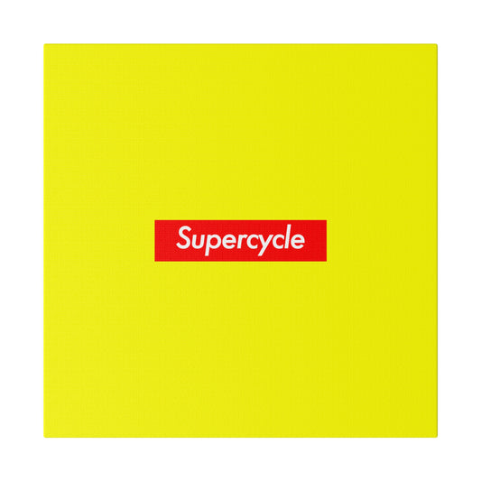 Supercycle Crypto-Inspired Canvas Print