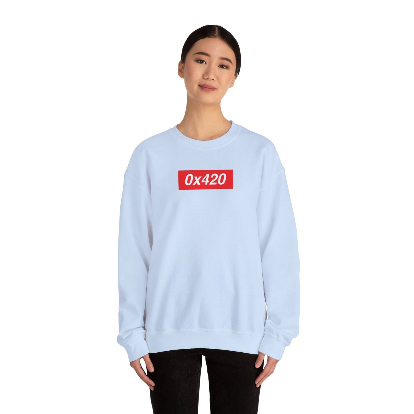 0x420 small logo sweater