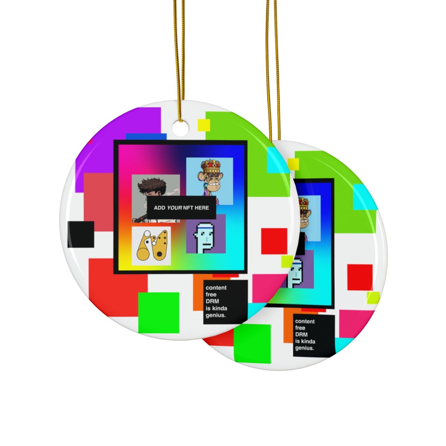 Content Free DRM custom NFT Decoration