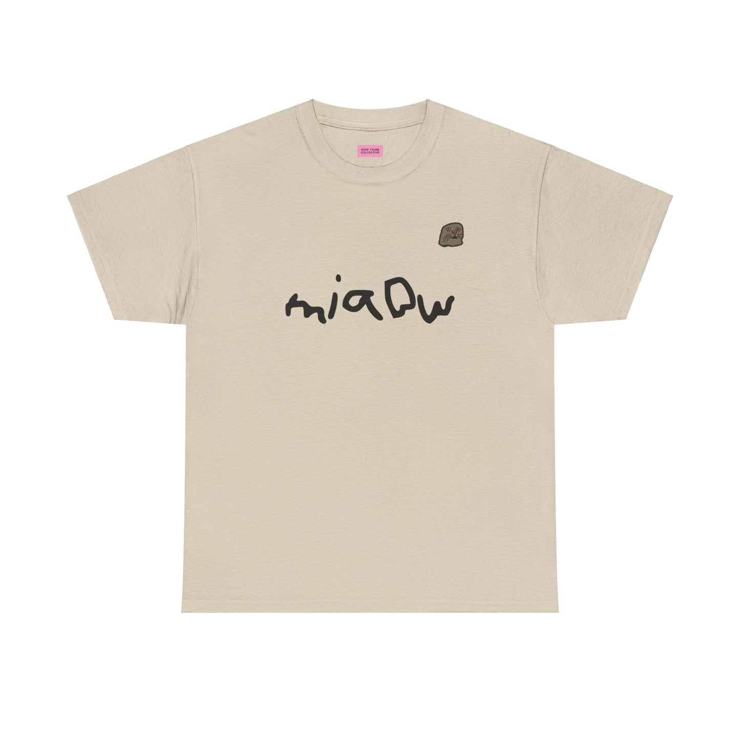 $ MIAOW harder print T shirt