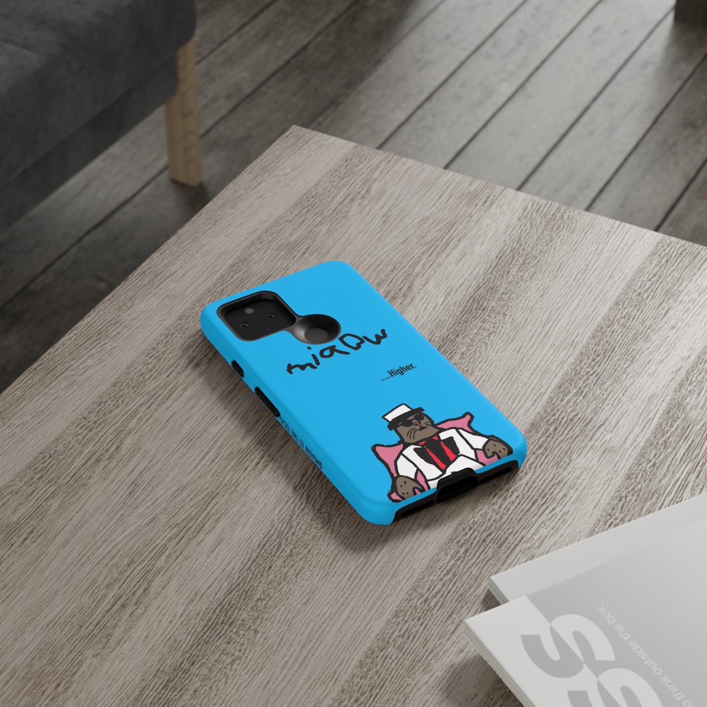 $MIAOW Phone case - Harder - Bright blue