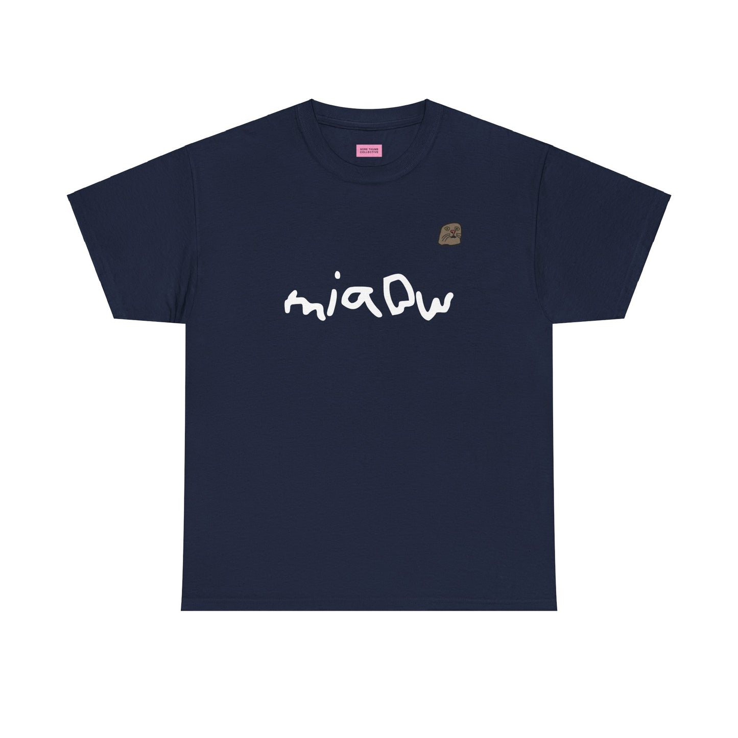 $ MIAOW harder print T shirt