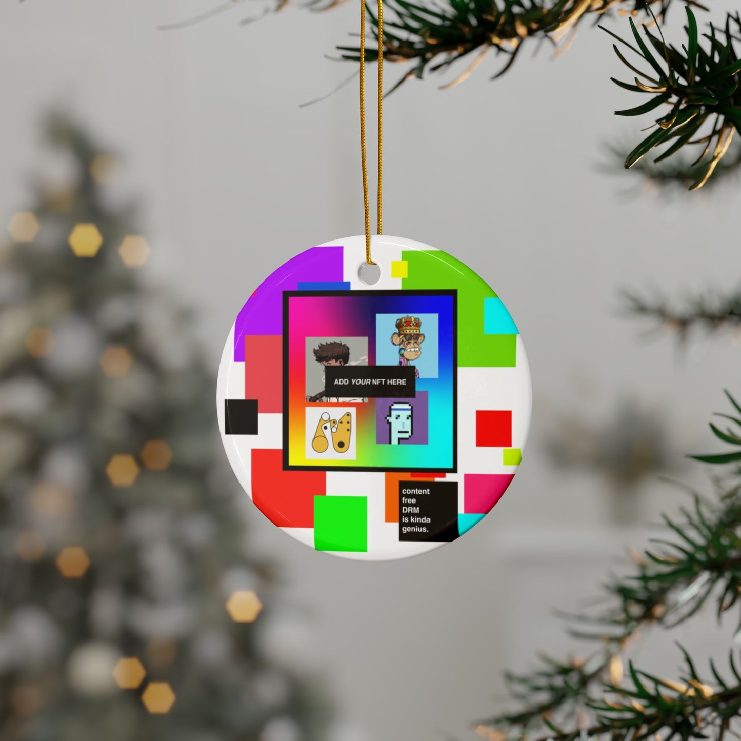 Content Free DRM custom NFT Decoration