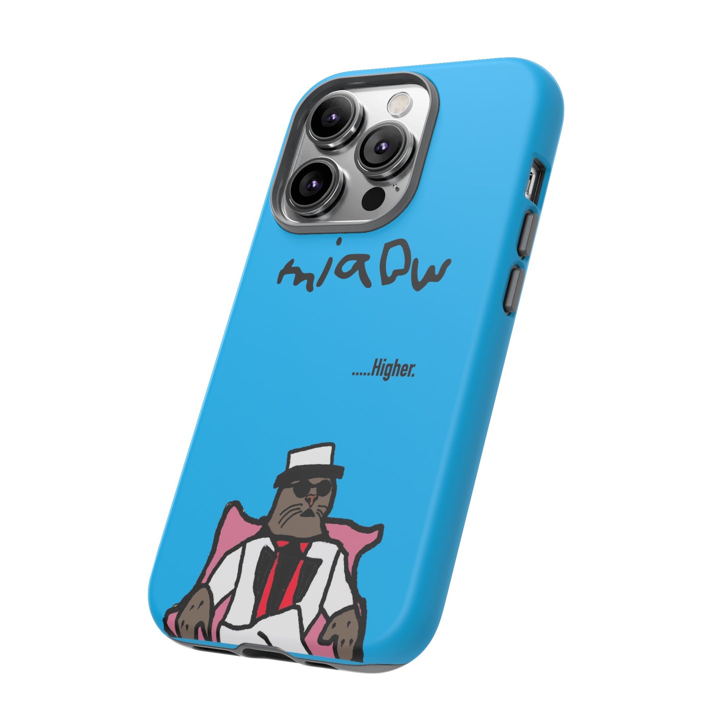 $MIAOW Phone case - Harder - Bright blue