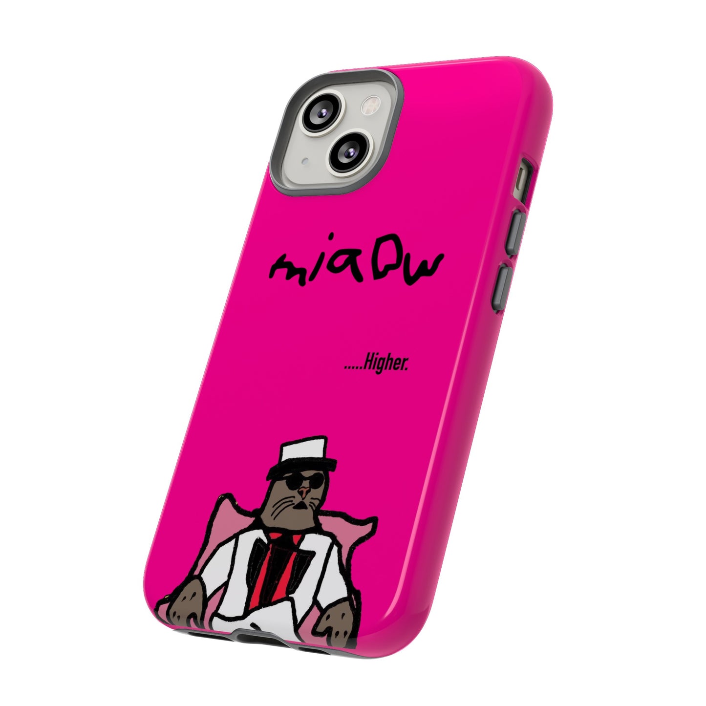 $MIAOW Phone case - Harder - Hot pink