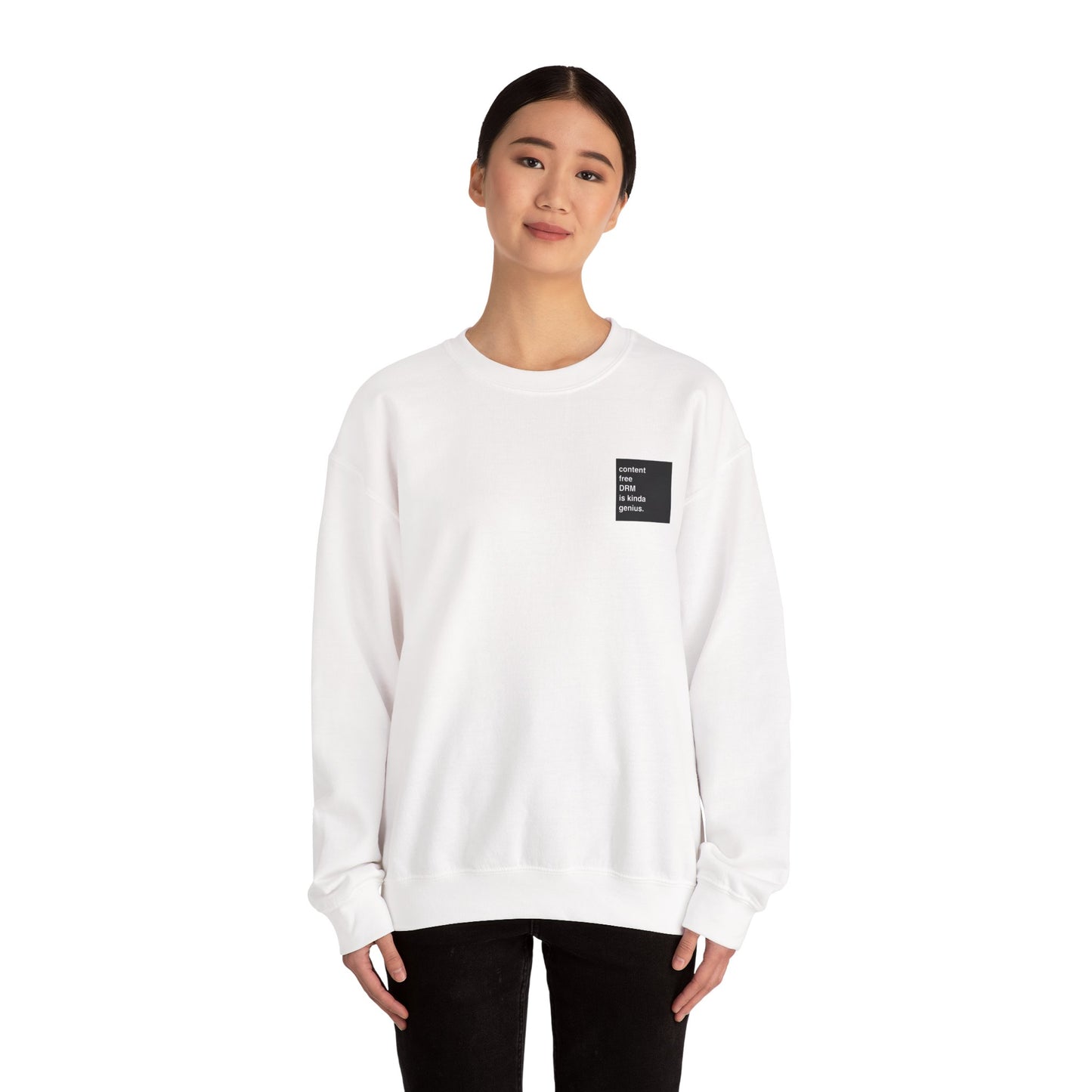 Content Free DRM Custom NFT sweatshirt