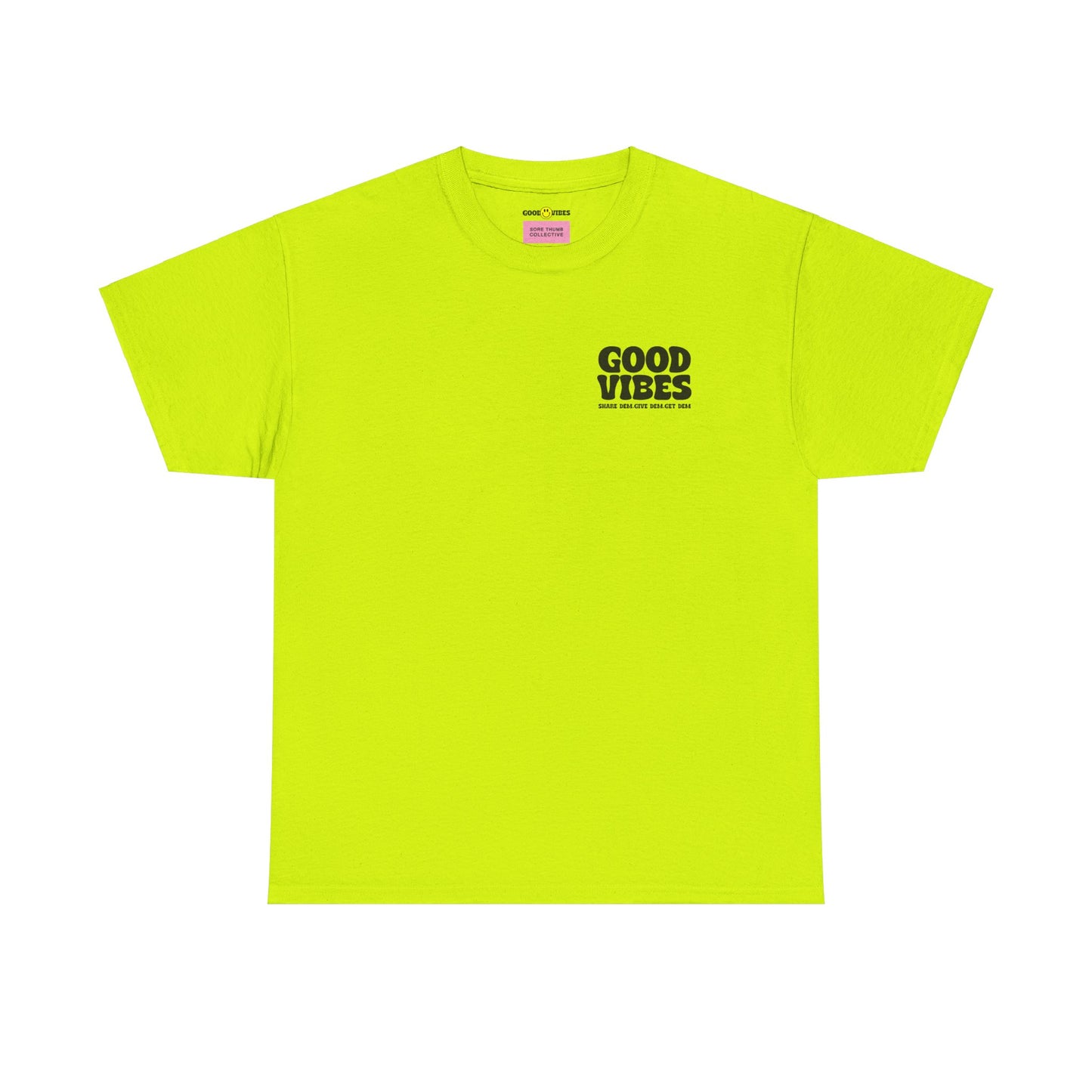 Good Vibes T-Shirt | Bold Graphics, Spiritual Style, & Crypto Merch in Brights, Pastels, Black & White