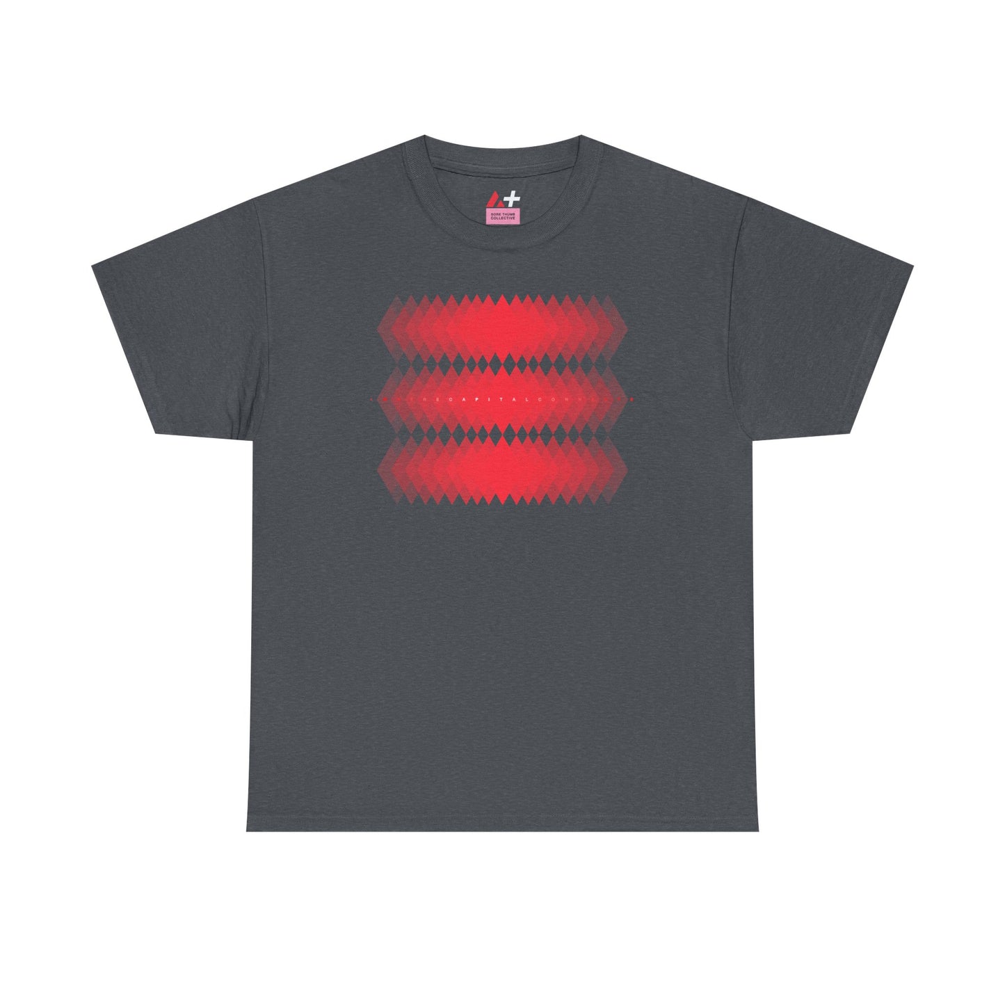 Avalanche Where Capital Connects Optical Illusion T-Shirt