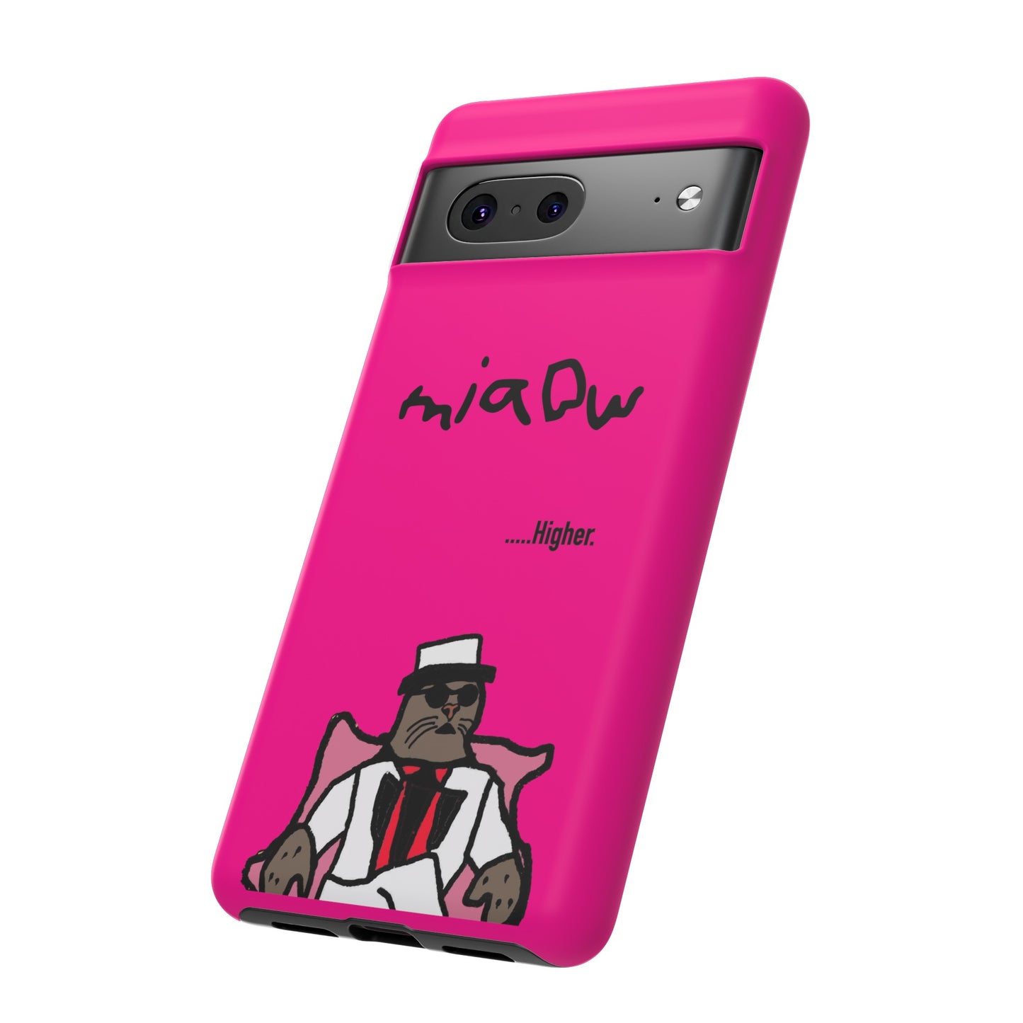 $MIAOW Phone case - Harder - Hot pink