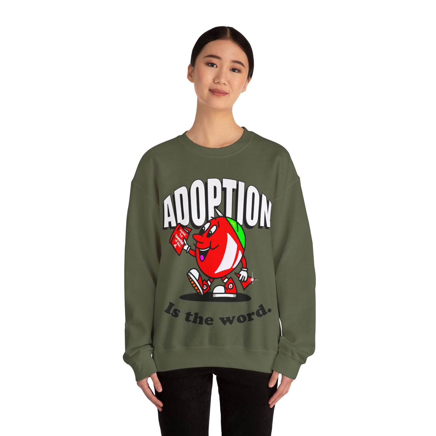 Avalanche Adoption is the Word Sweatshirt