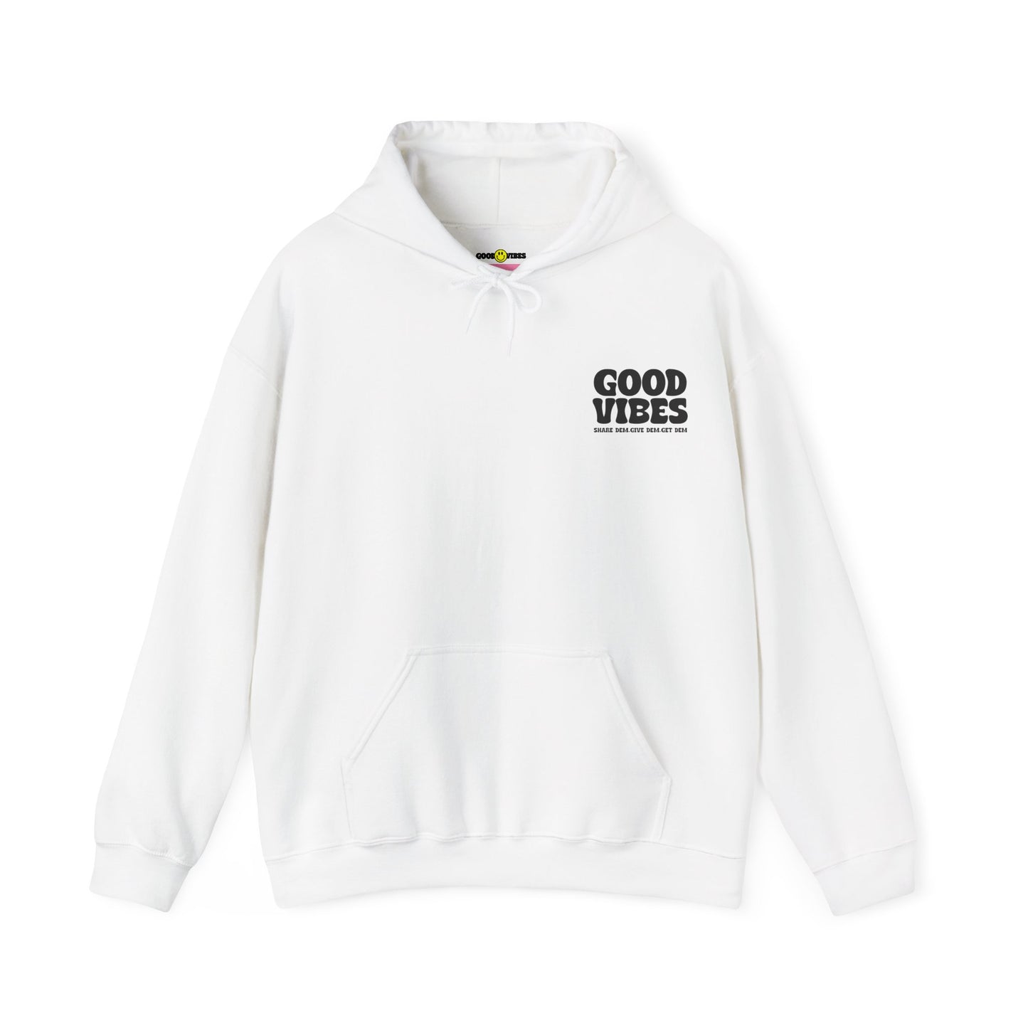 Good Vibes Hoodie | Bold Graphics, Positive Energy, & Spiritual Crypto Merch in Brights & Classics