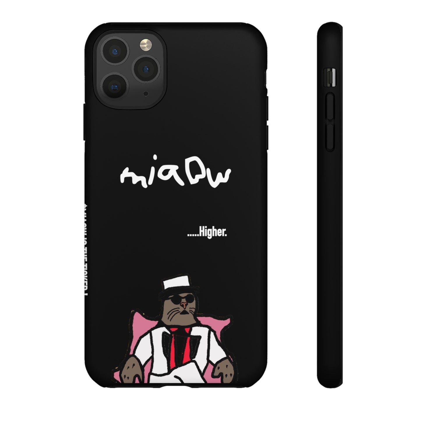 $MIAOW Phone case - Harder - Black