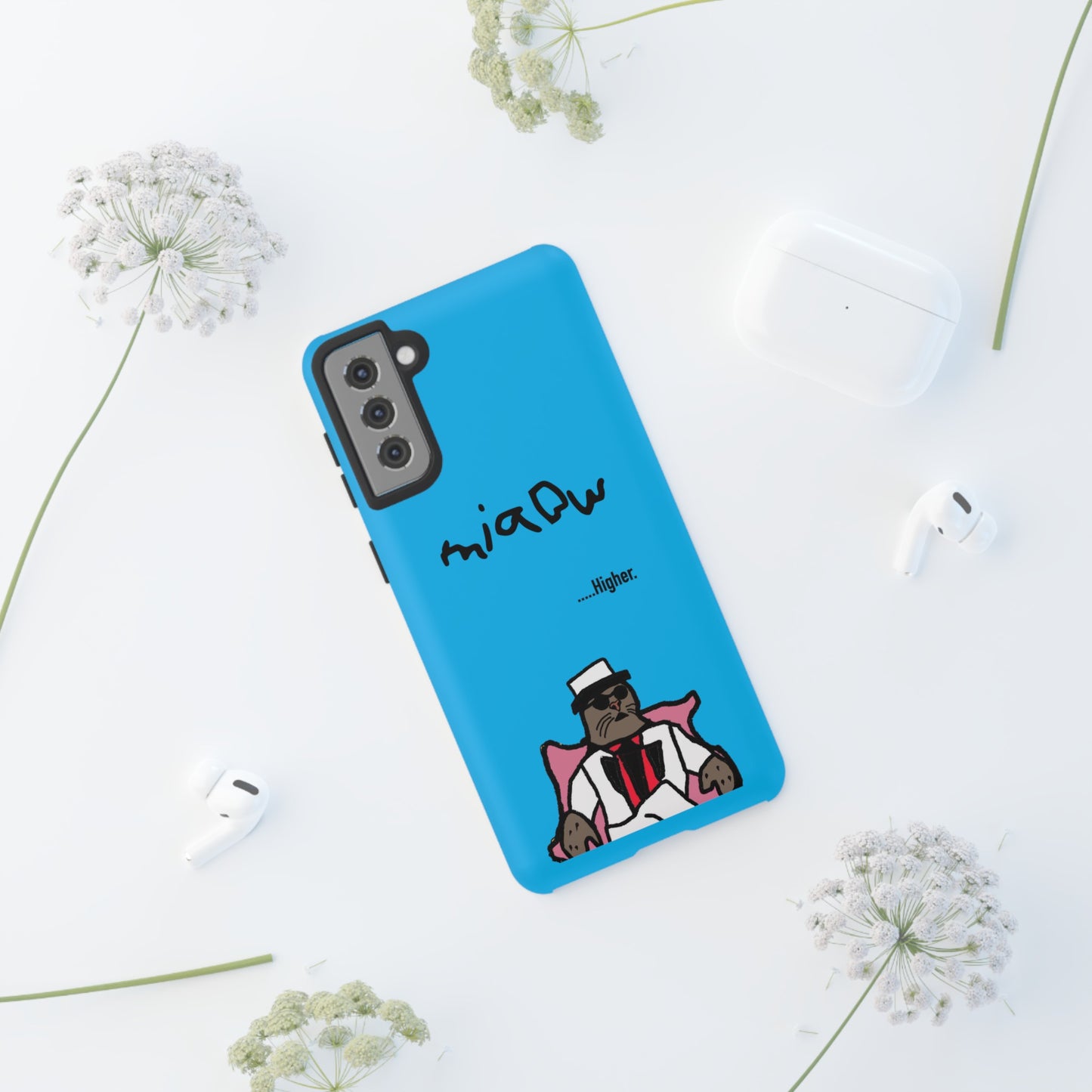 $MIAOW Phone case - Harder - Bright blue