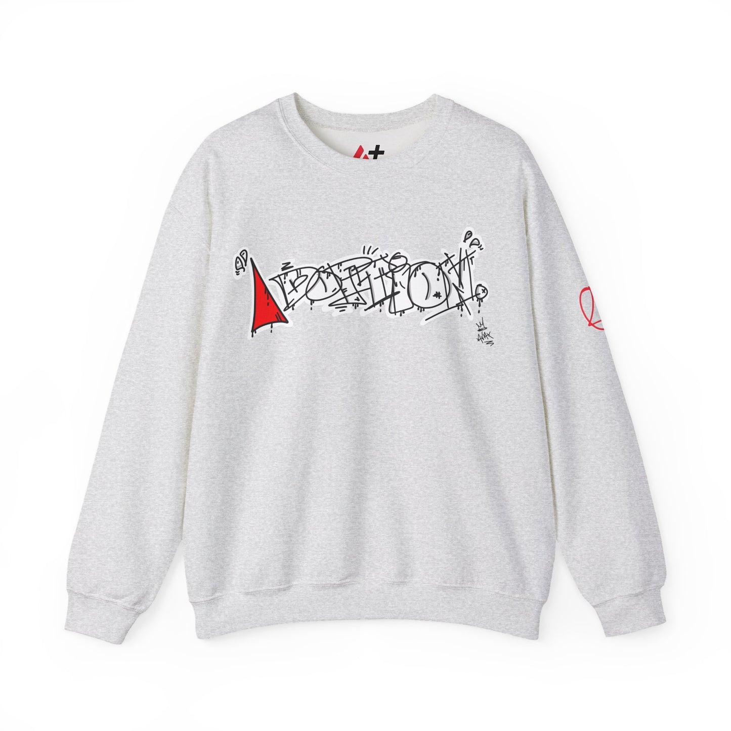 Black Avalanche Adoption Graffiti Sweatshirt