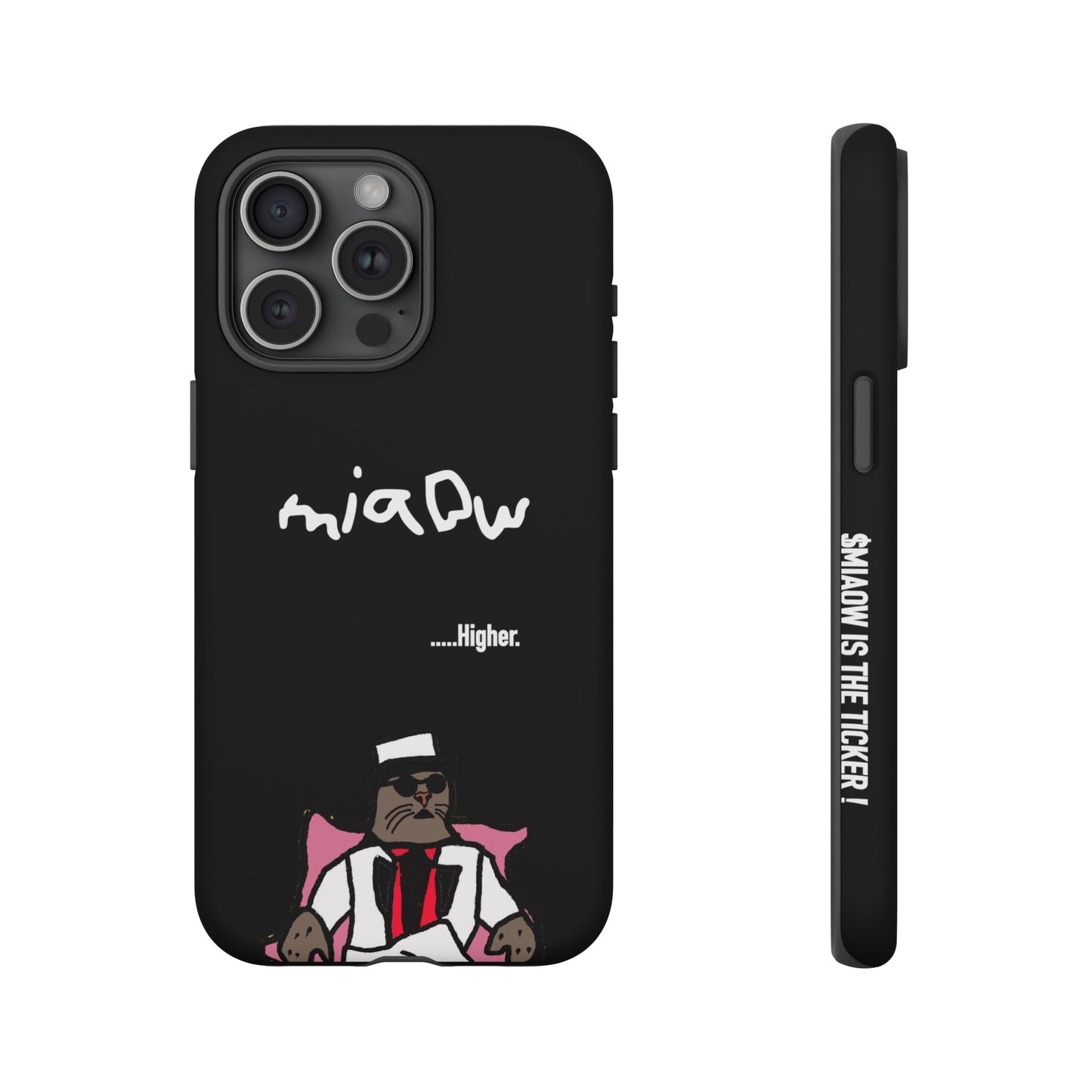 $MIAOW Phone case - Harder - Black