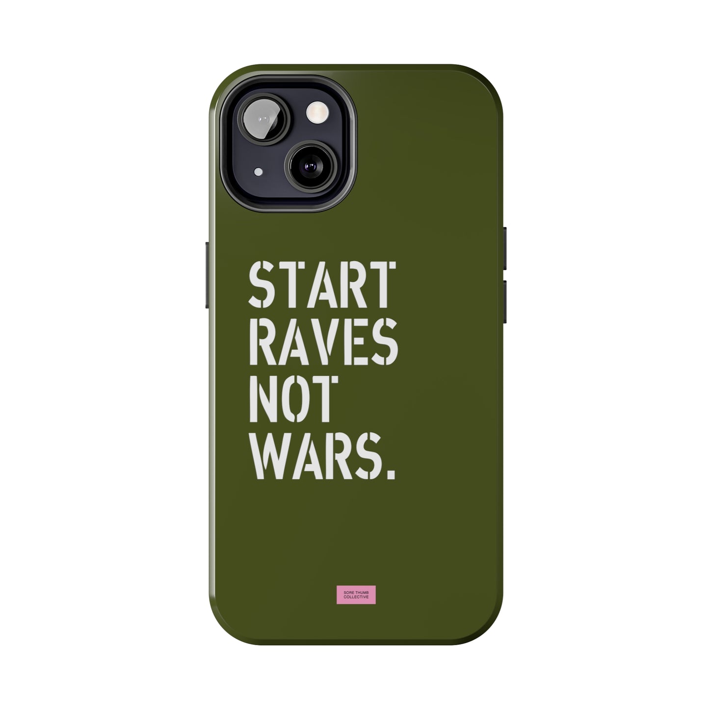 Start Raves Not Wars iPhone Case