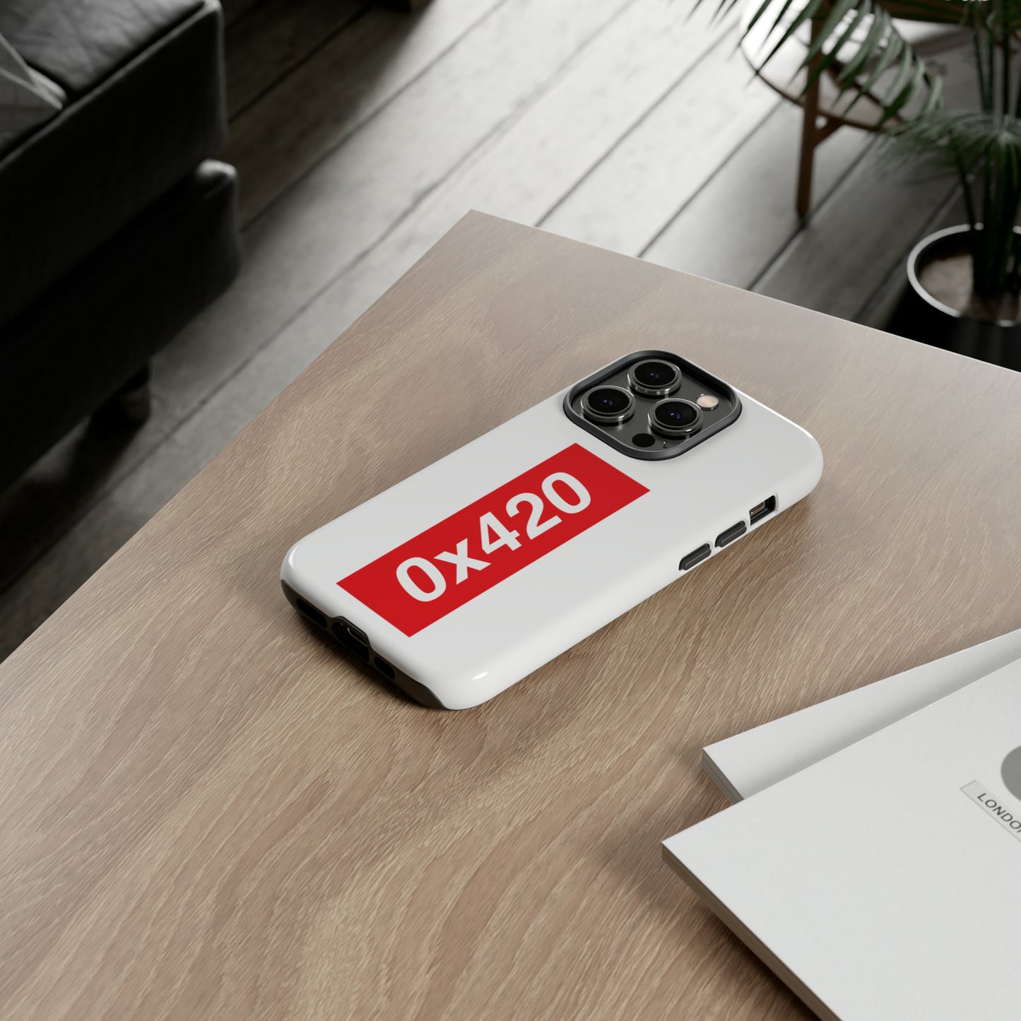 0x420 phone case small logo