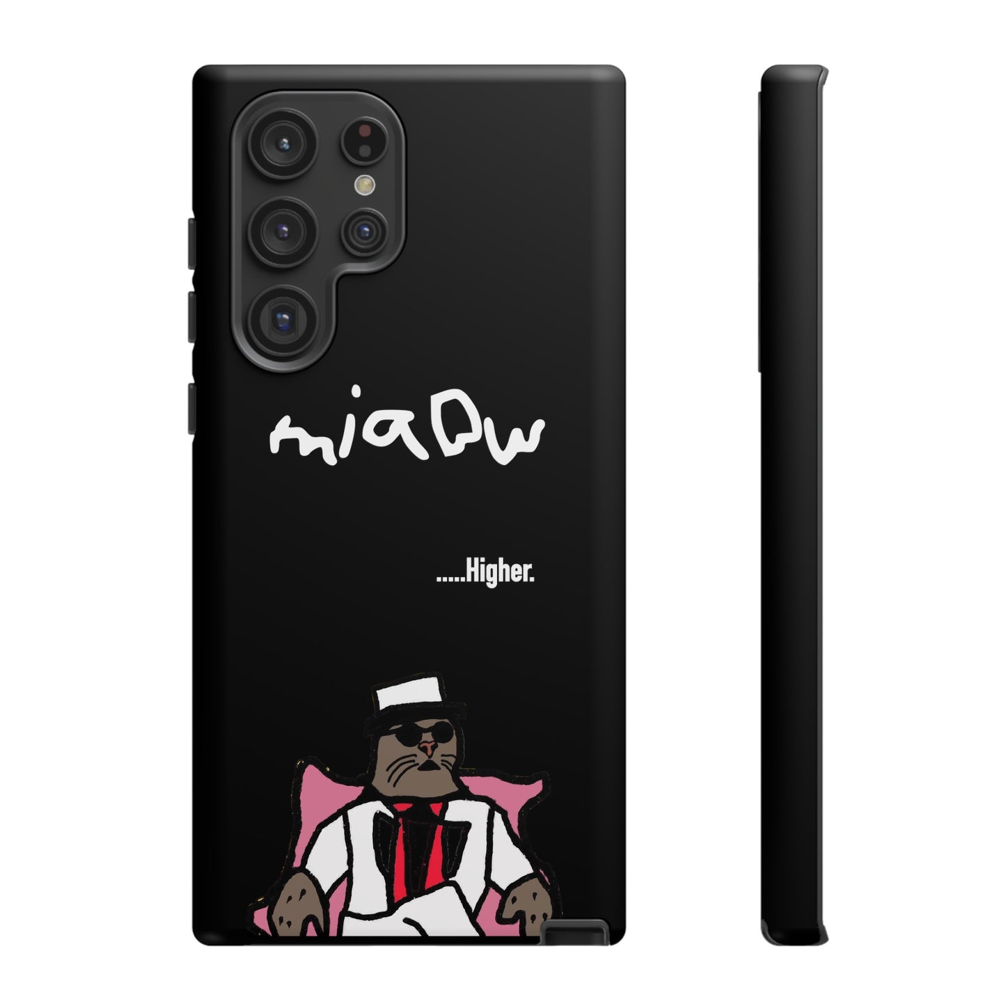 $MIAOW Phone case - Harder - Black