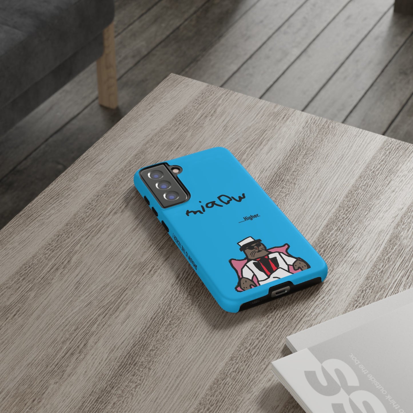 $MIAOW Phone case - Harder - Bright blue