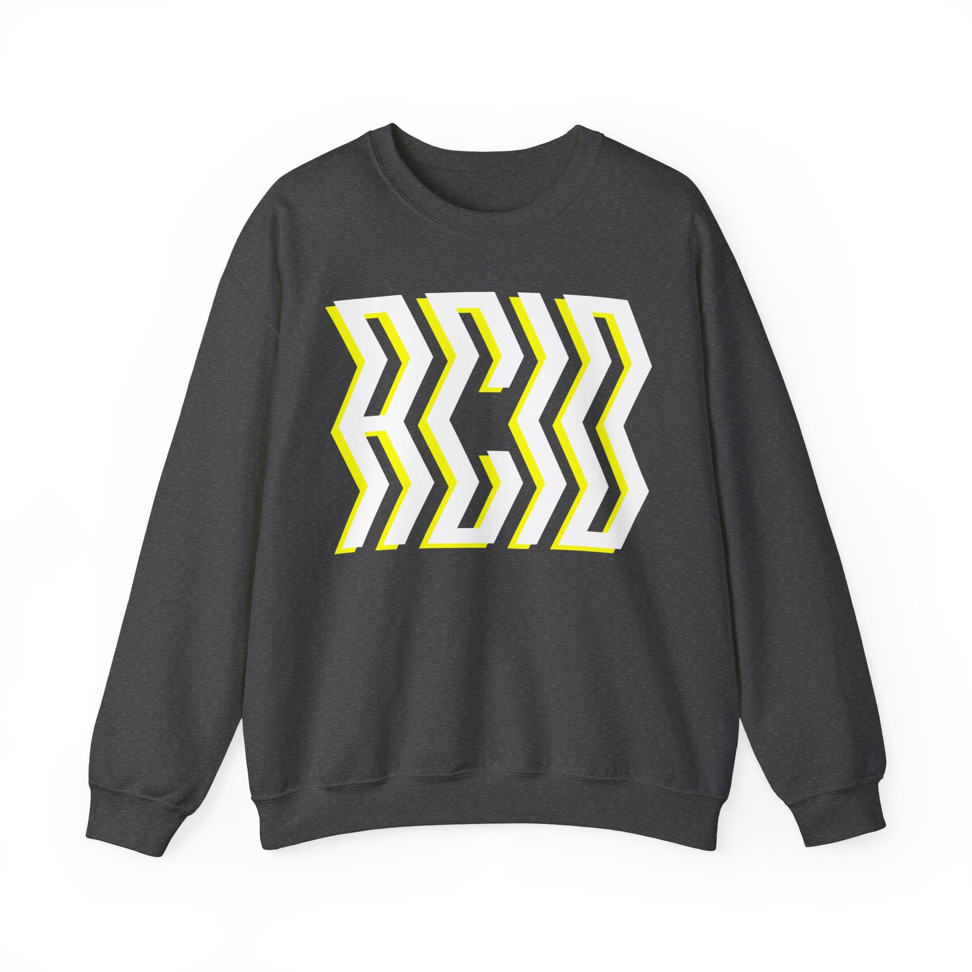 Acid sweatshirt in grey, inspired by 90's rave fashion