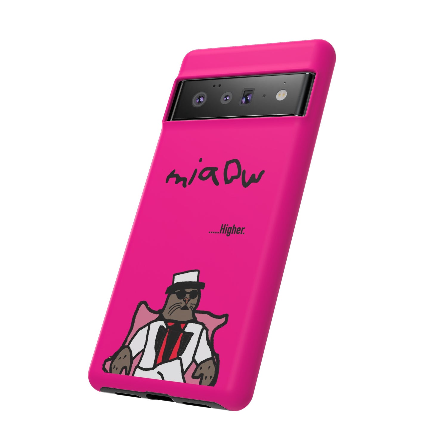 $MIAOW Phone case - Harder - Hot pink