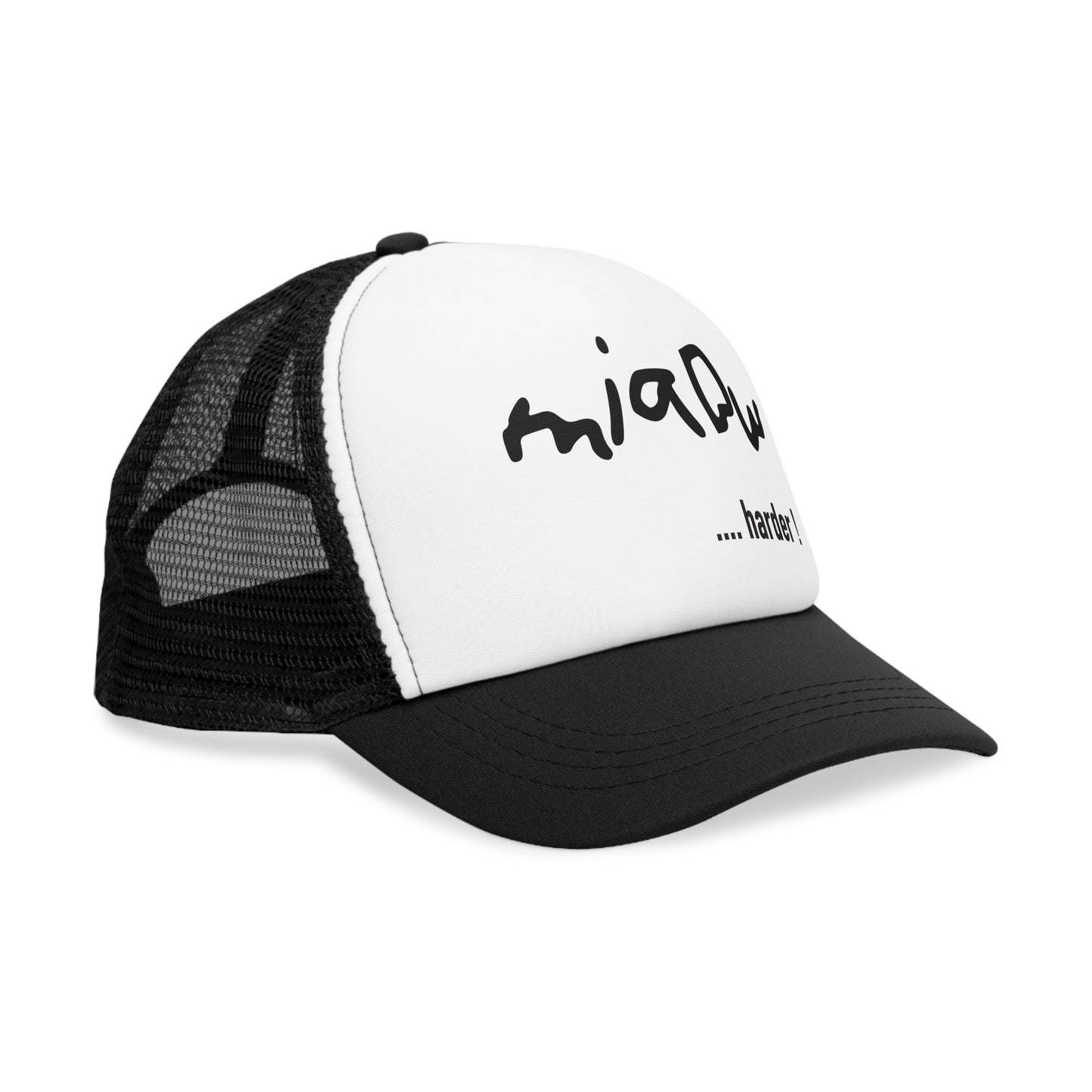 $ MIAOW harder trucker hat