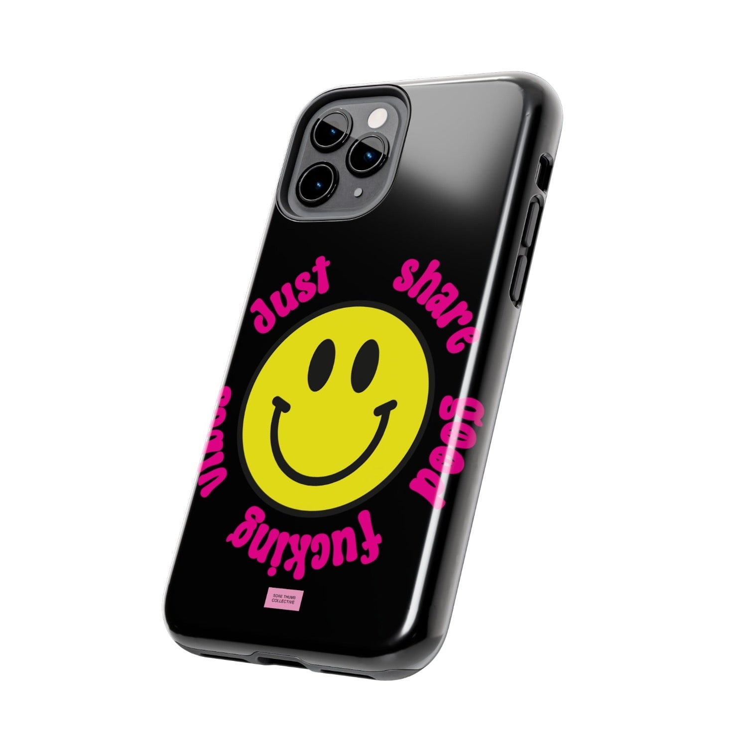 smiley face phone case