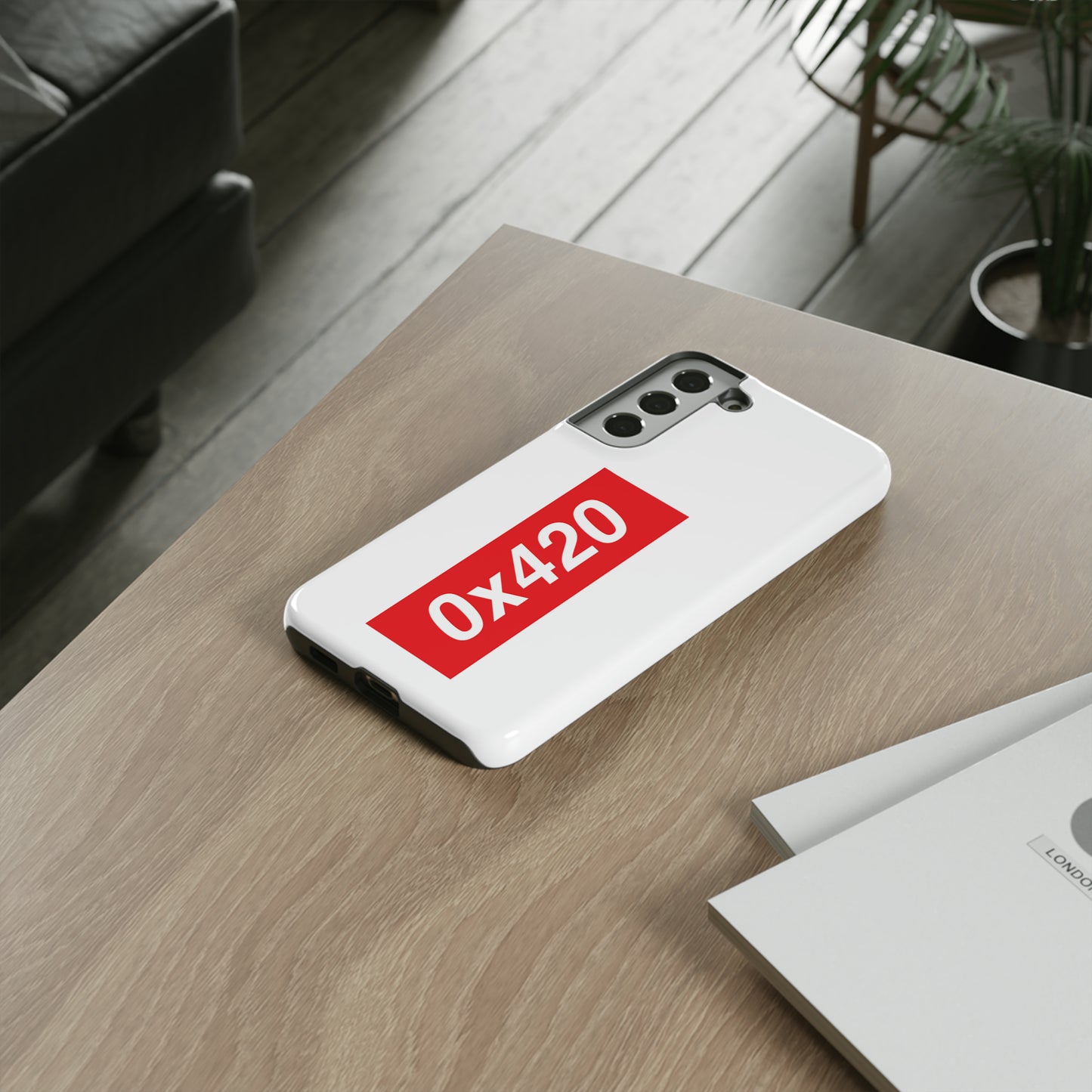 0x420 phone case small logo