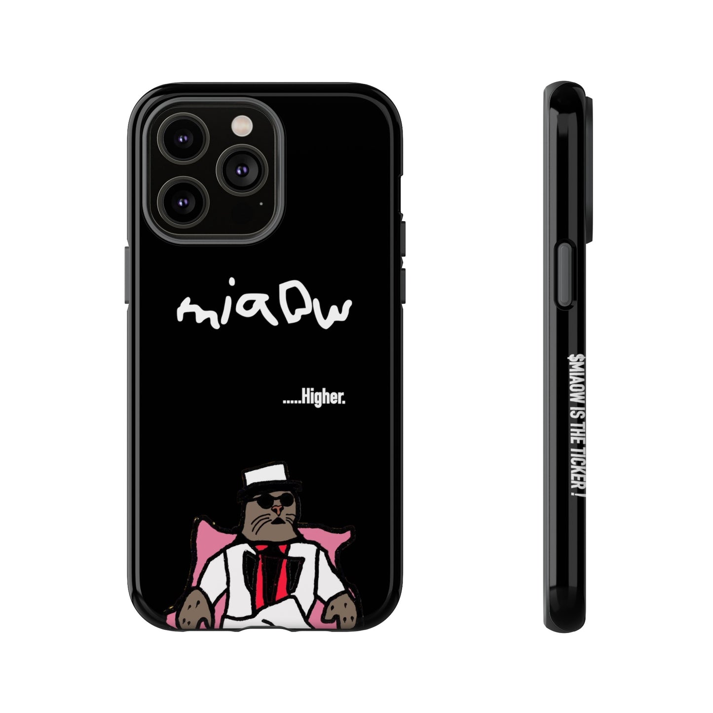 $MIAOW Phone case - Harder - Black