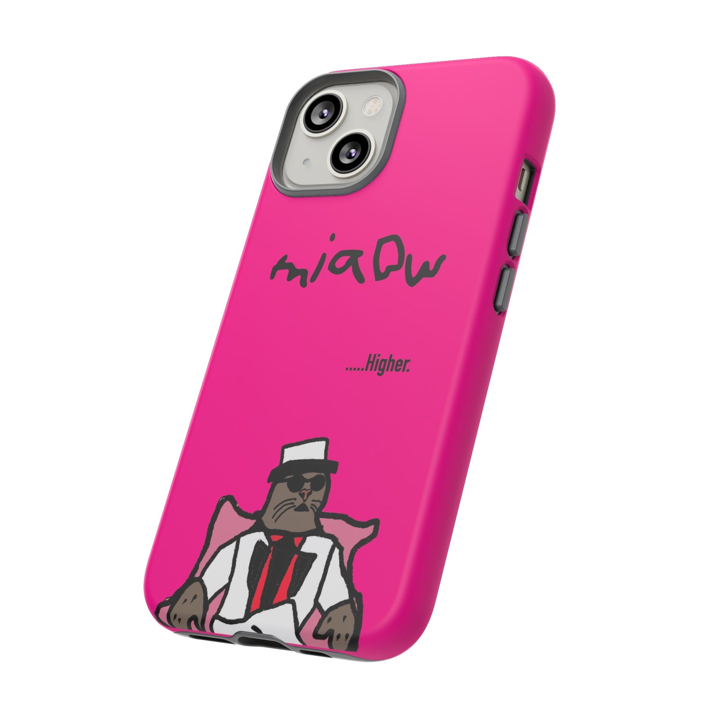 $MIAOW Phone case - Harder - Hot pink