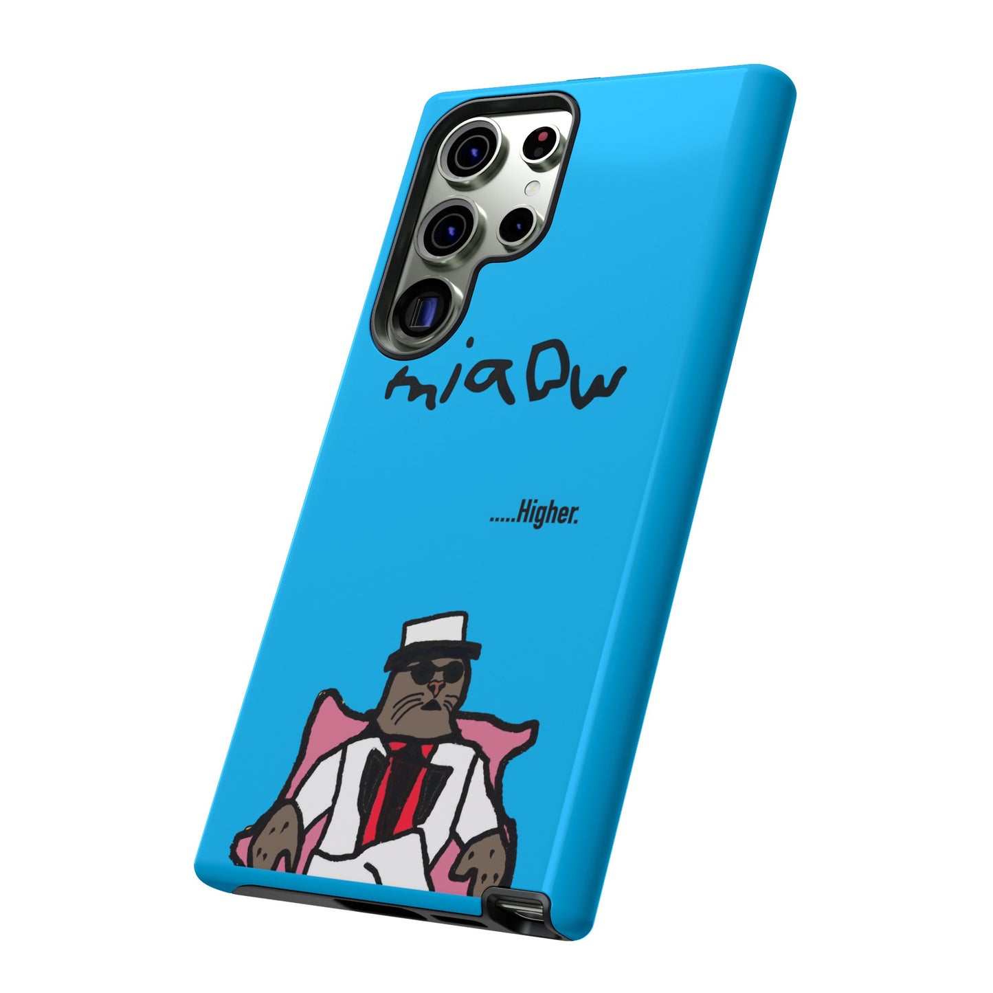 $MIAOW Phone case - Harder - Bright blue