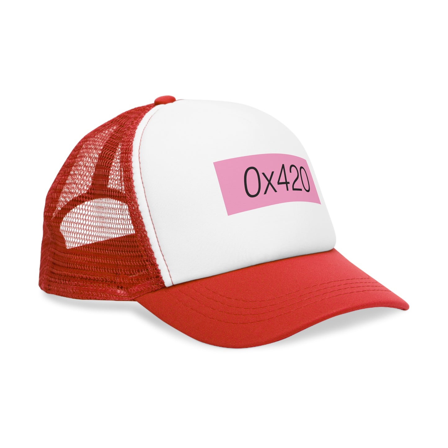 0x420 Mesh Tucker cap Cap pink logo