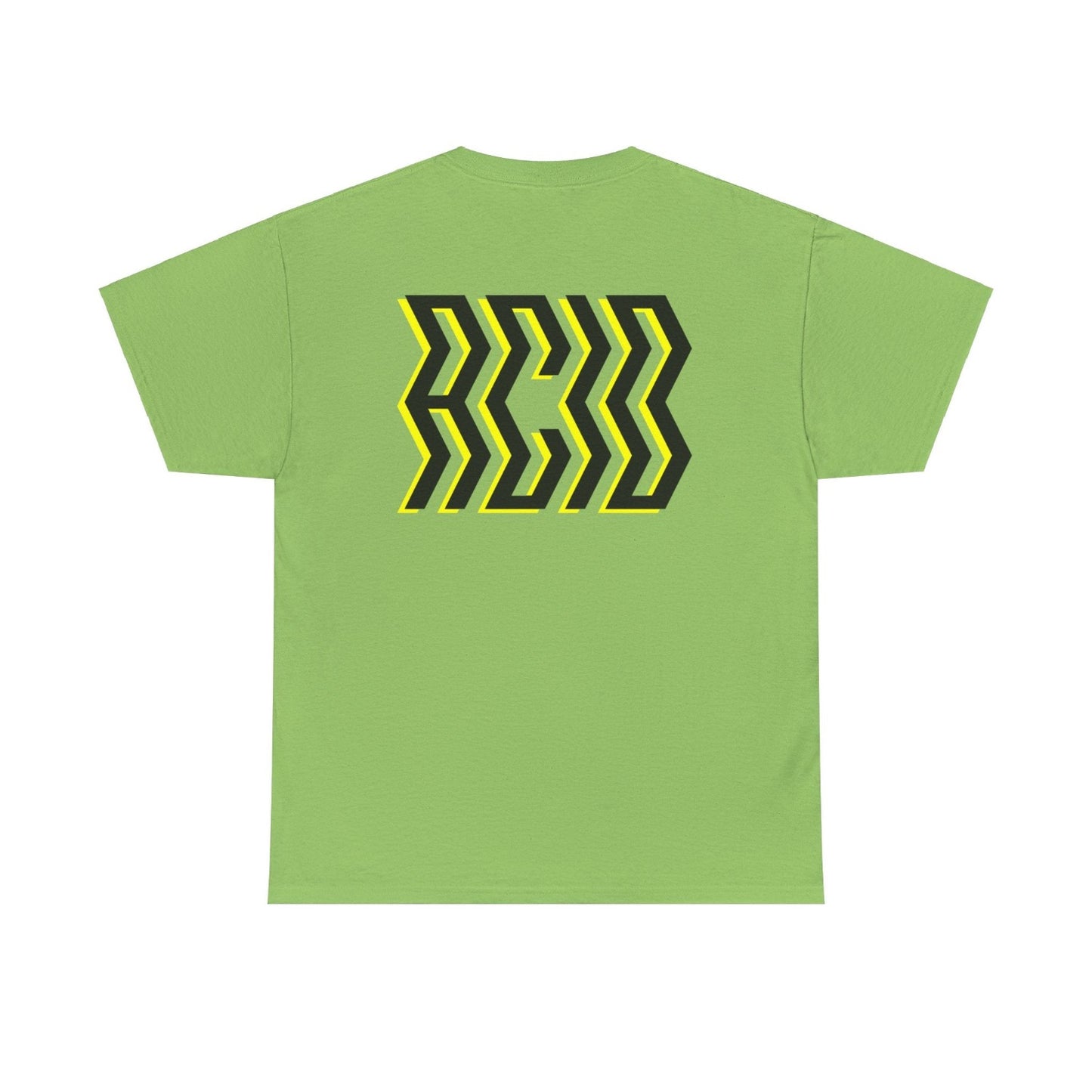 acid house t shirt green