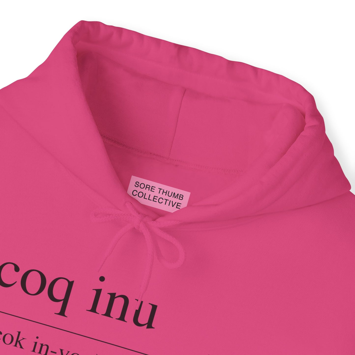 COQ Inu Dictionary definition hooded top