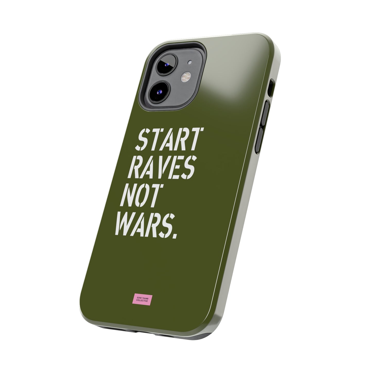 Start Raves Not Wars iPhone Case