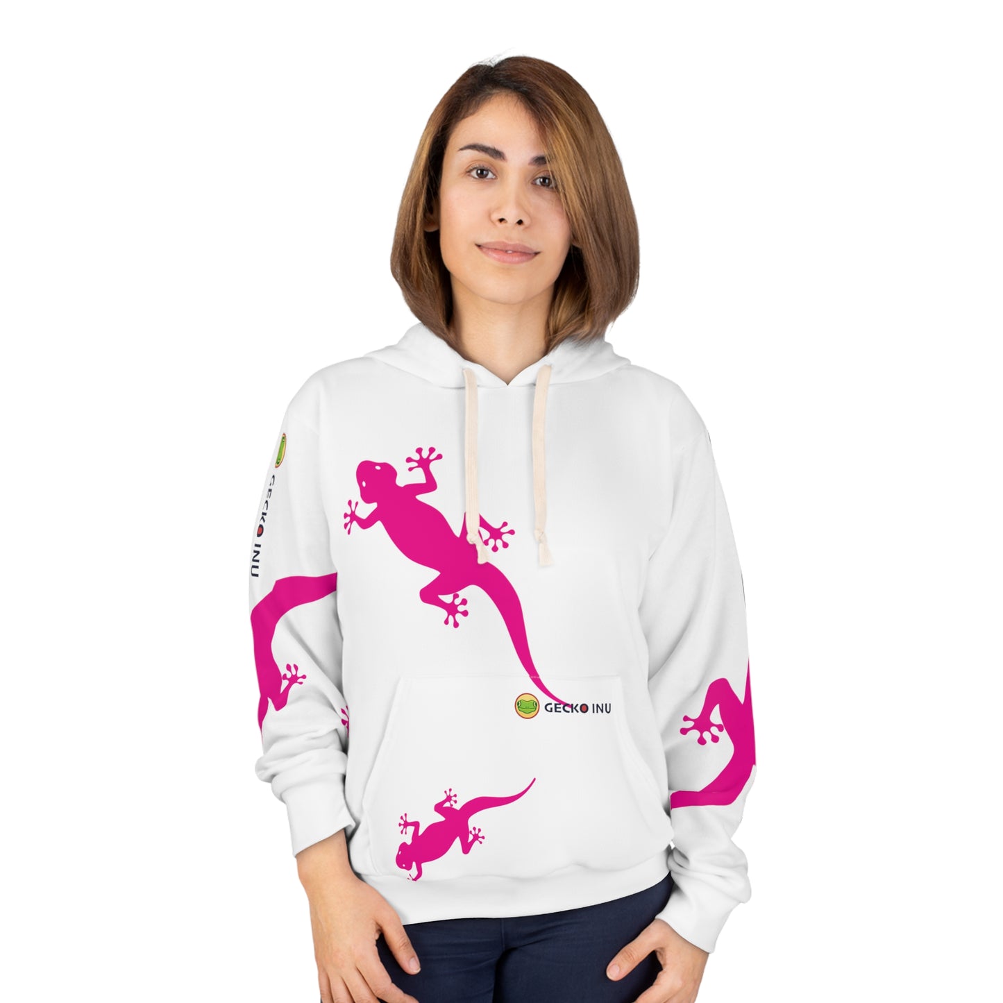 Gecko Inu print hoody