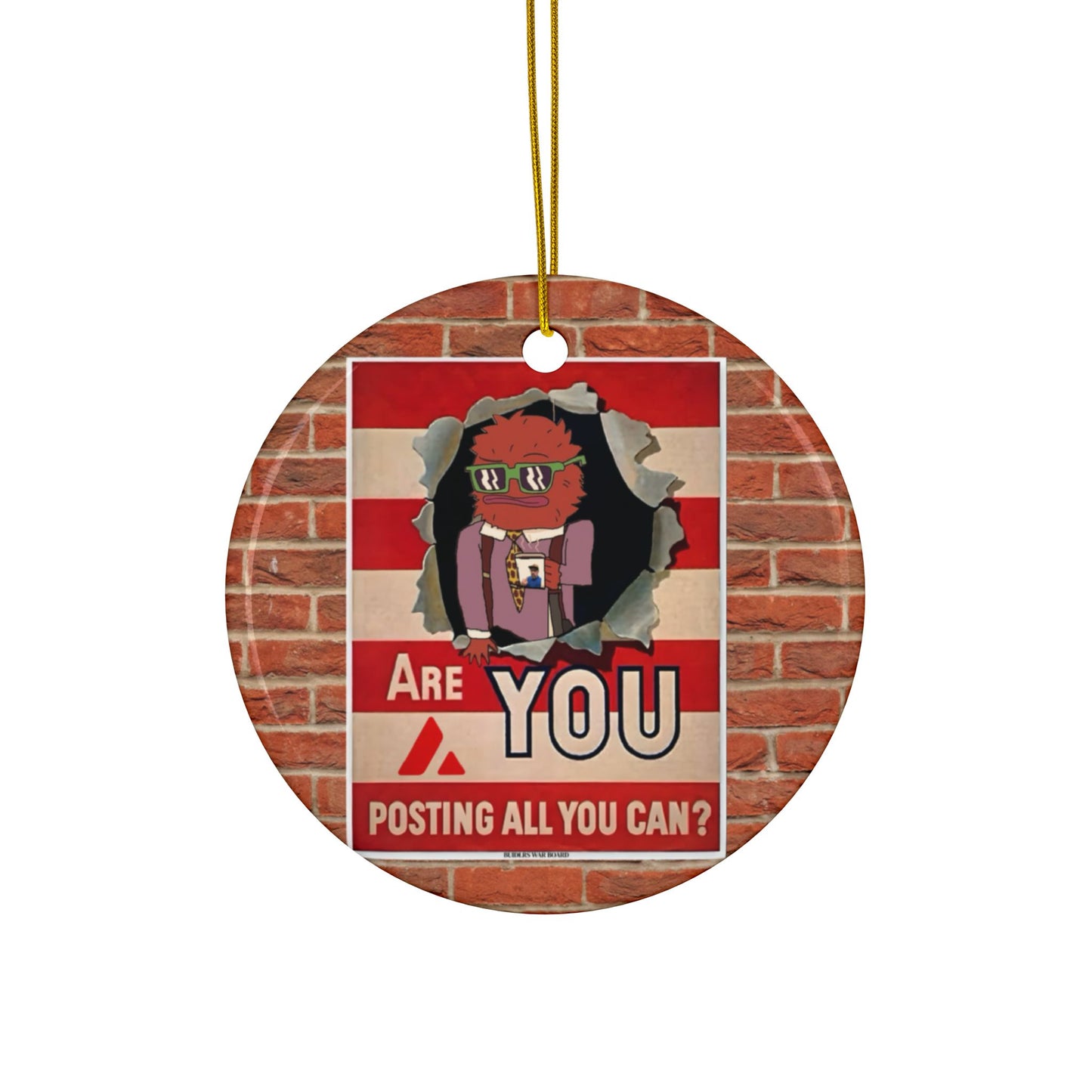 Fizzy Crypto Avalanche Christmas Decoration